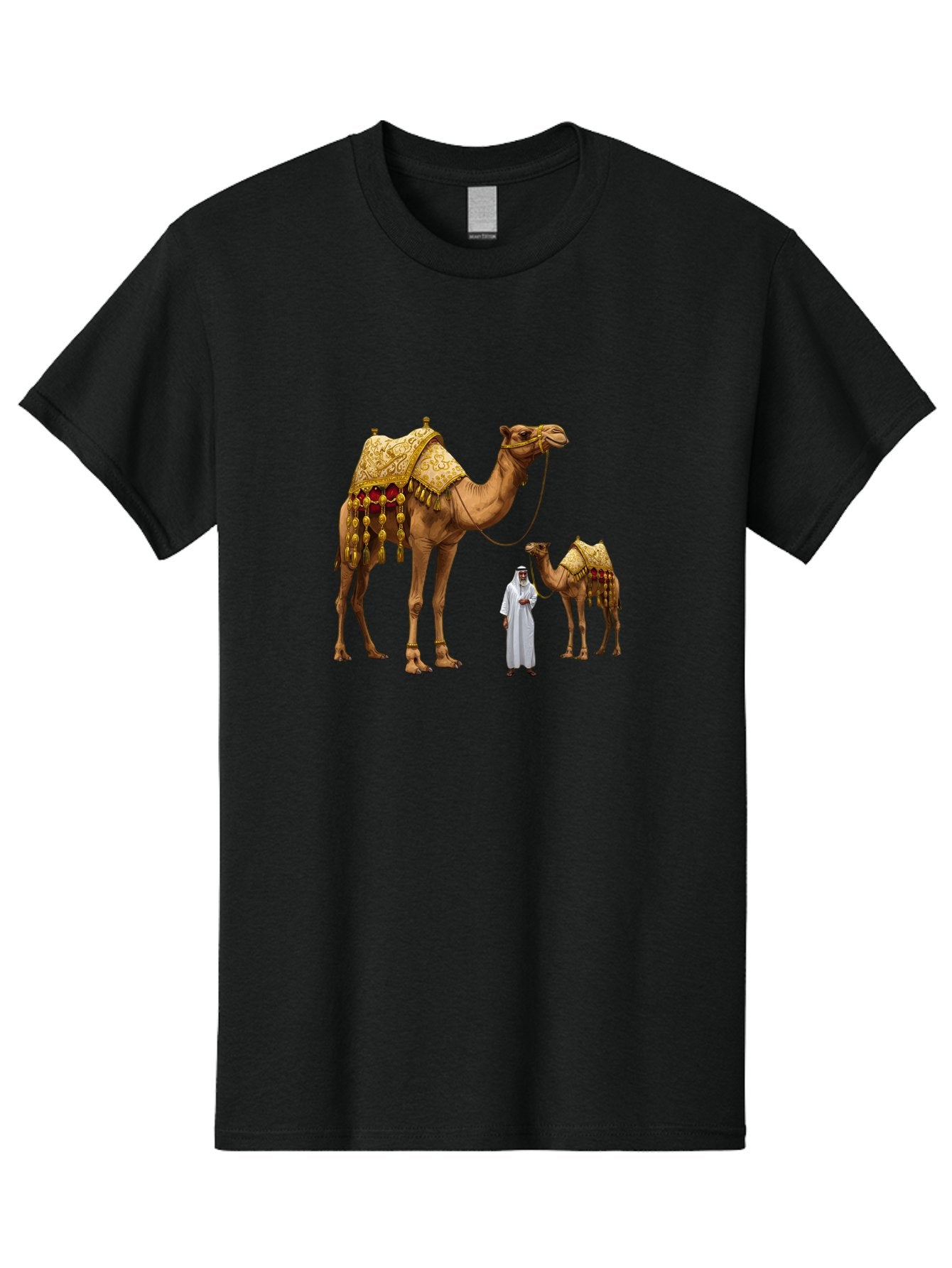 Man-With-Camels Men'S Graphic Tee, 100% Cotton, Comfortable Casual Summer Wear, Machine Washable, Vintage Camera, Old Camera, Antique Camera, Black Camera, Classic Photography, Photography Equipment, Nostalgic Device, Film Camera, Camera Art Bag751 8