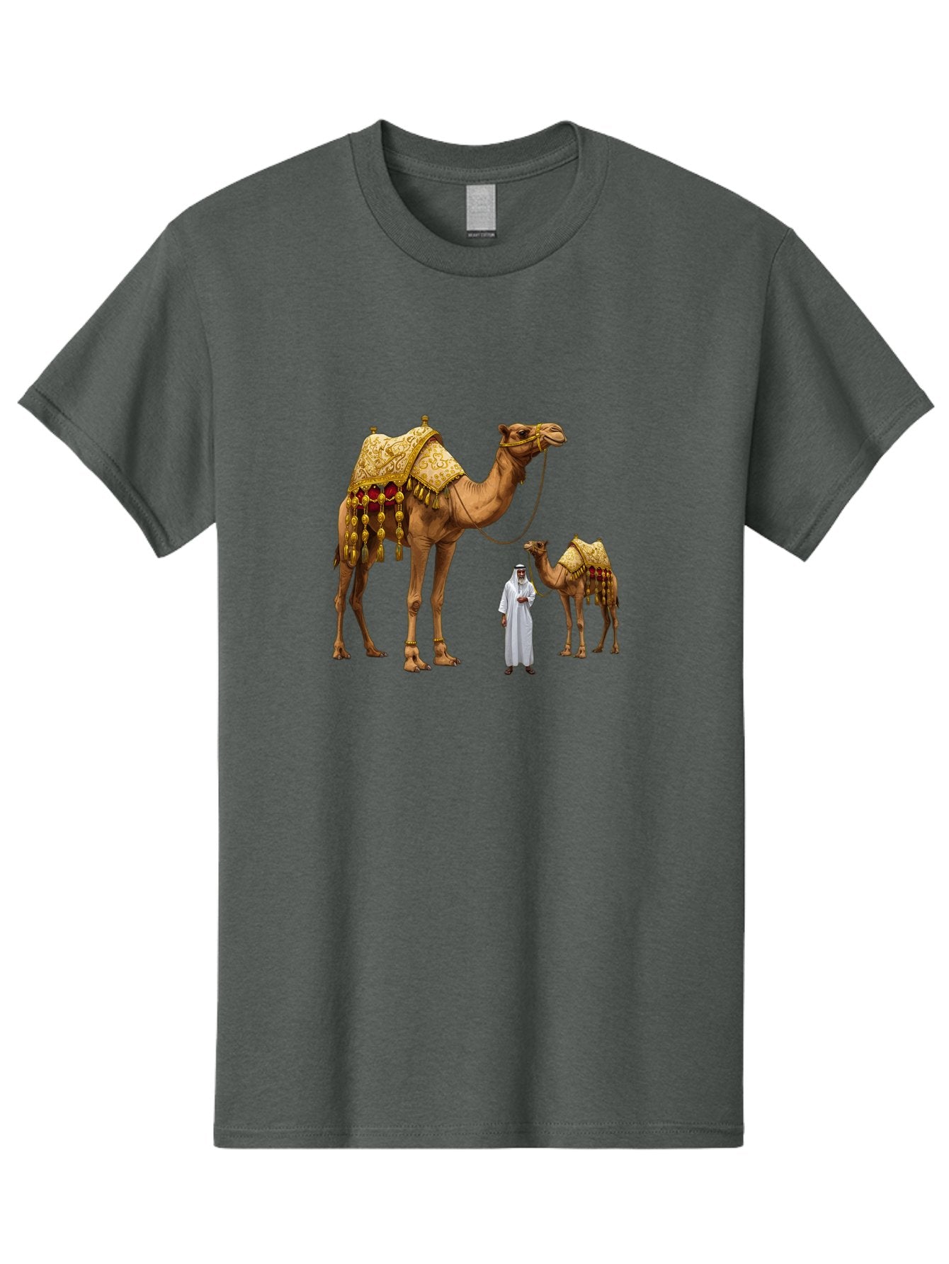 Man-With-Camels Men'S Graphic Tee, 100% Cotton, Comfortable Casual Summer Wear, Machine Washable, Vintage Camera, Old Camera, Antique Camera, Black Camera, Classic Photography, Photography Equipment, Nostalgic Device, Film Camera, Camera Art Bag751 7