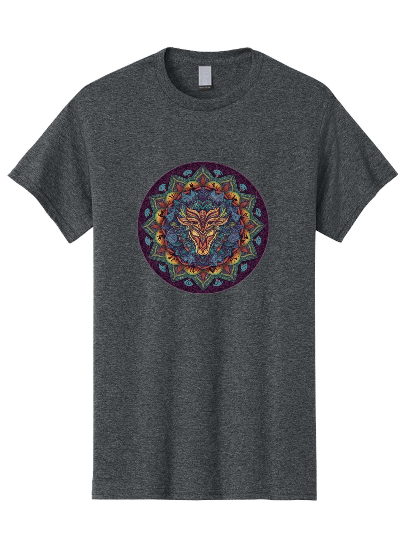 Mandala-Wolf Men'S Graphic Tee, 100% Cotton, Comfortable Casual Summer Wear, Machine Washable, Vintage Camera, Old Camera, Antique Camera, Black Camera, Classic Photography, Photography Equipment, Nostalgic Device, Film Camera, Camera Art Bag755 14