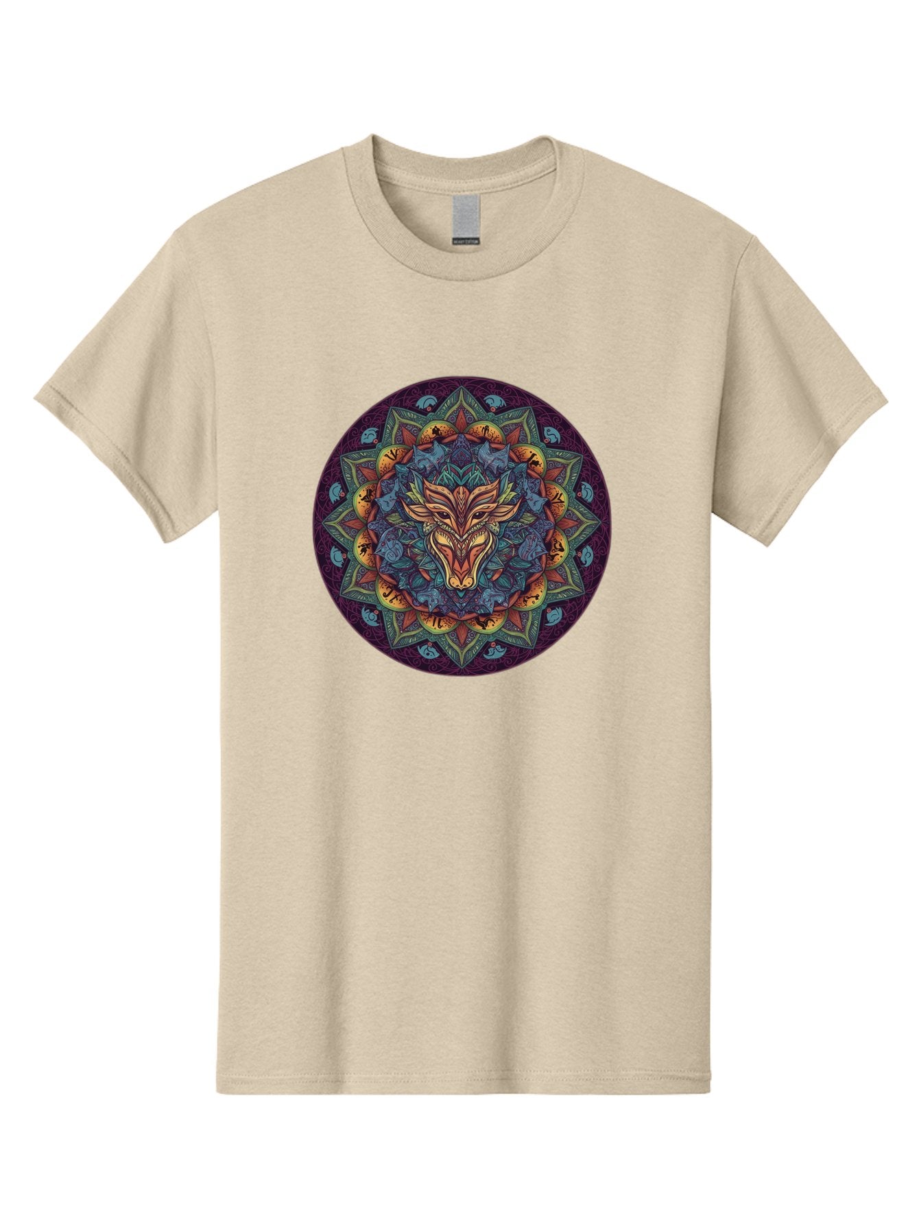 Mandala-Wolf Men'S Graphic Tee, 100% Cotton, Comfortable Casual Summer Wear, Machine Washable, Vintage Camera, Old Camera, Antique Camera, Black Camera, Classic Photography, Photography Equipment, Nostalgic Device, Film Camera, Camera Art Bag755 7