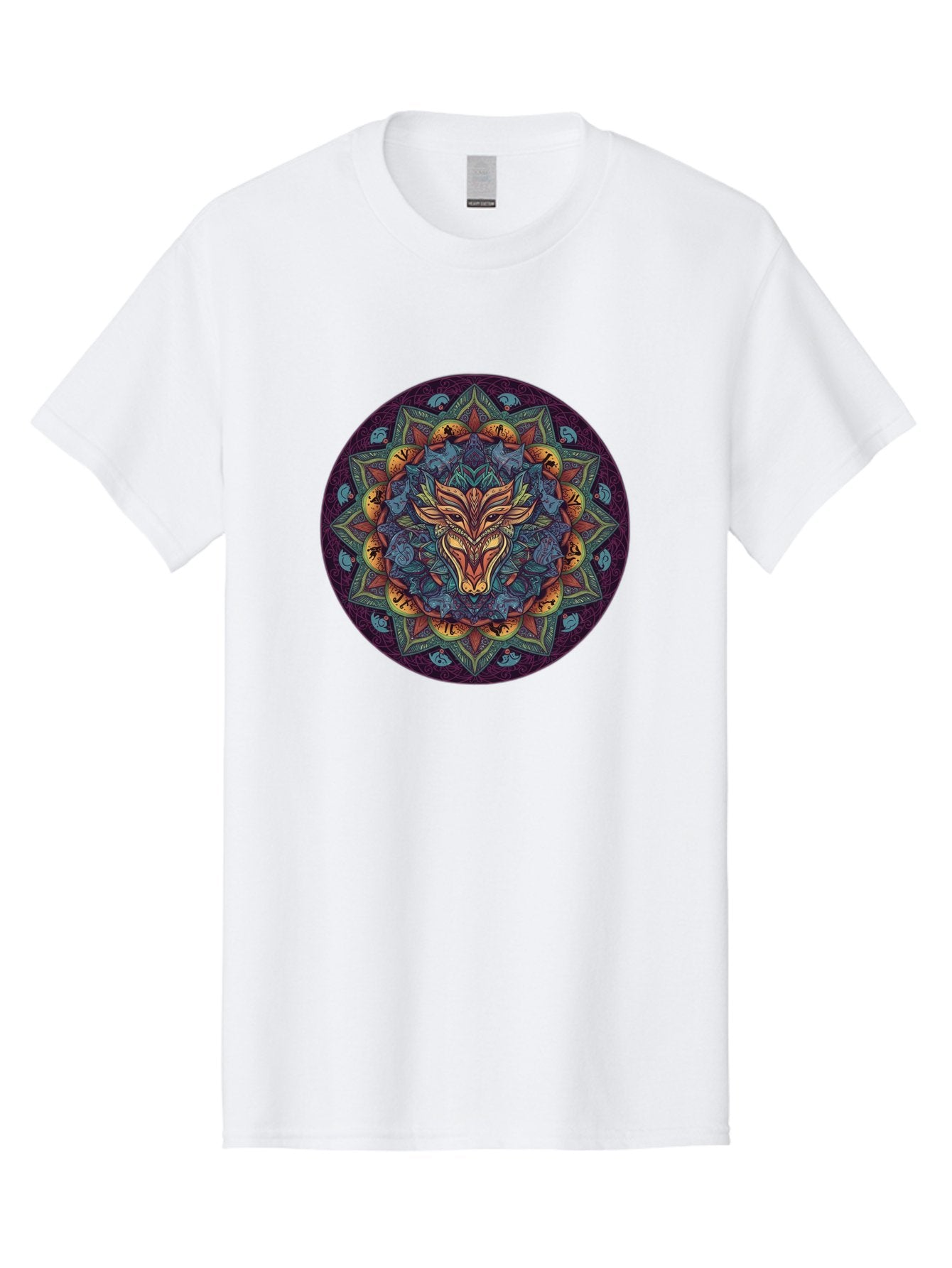 Mandala-Wolf Men'S Graphic Tee, 100% Cotton, Comfortable Casual Summer Wear, Machine Washable, Vintage Camera, Old Camera, Antique Camera, Black Camera, Classic Photography, Photography Equipment, Nostalgic Device, Film Camera, Camera Art Bag755 5