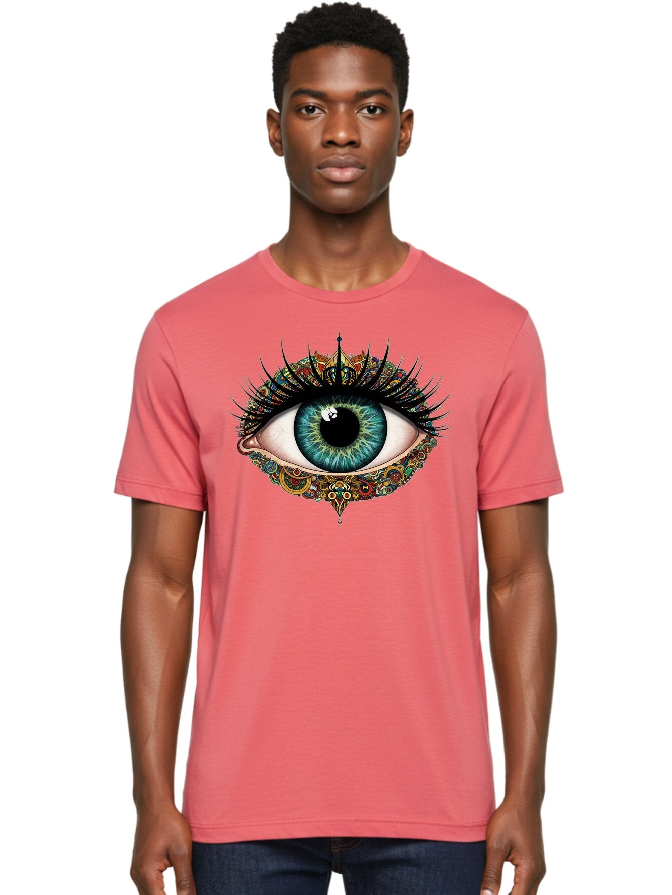 Mandalas-Eye Men'S Graphic Tee, 100% Cotton, Comfortable Casual Summer Wear, Machine Washable, Vintage Camera, Old Camera, Antique Camera, Black Camera, Classic Photography, Photography Equipment, Nostalgic Device, Film Camera, Camera Art Bag757 23