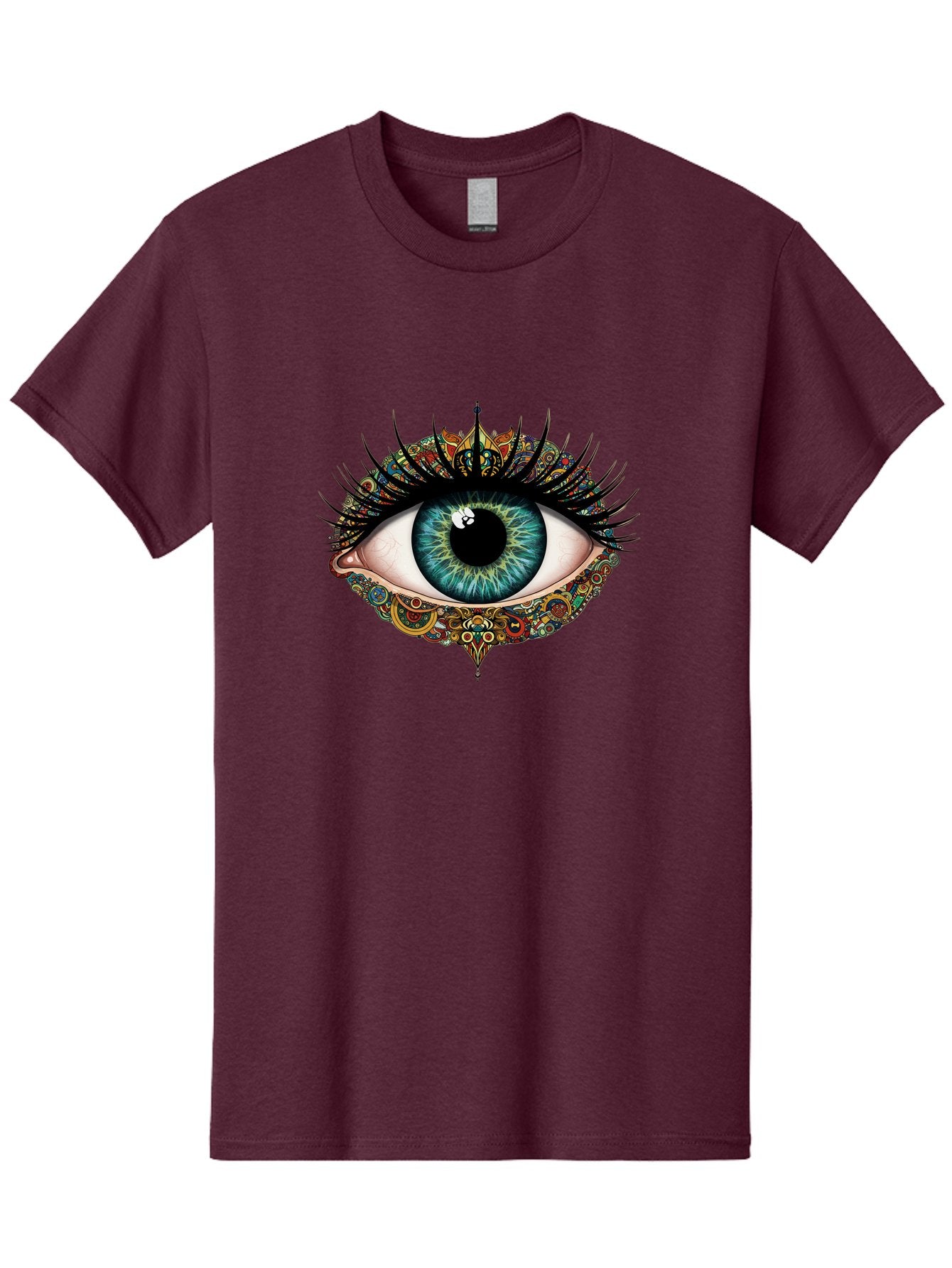 Mandalas-Eye Men'S Graphic Tee, 100% Cotton, Comfortable Casual Summer Wear, Machine Washable, Vintage Camera, Old Camera, Antique Camera, Black Camera, Classic Photography, Photography Equipment, Nostalgic Device, Film Camera, Camera Art Bag757 7