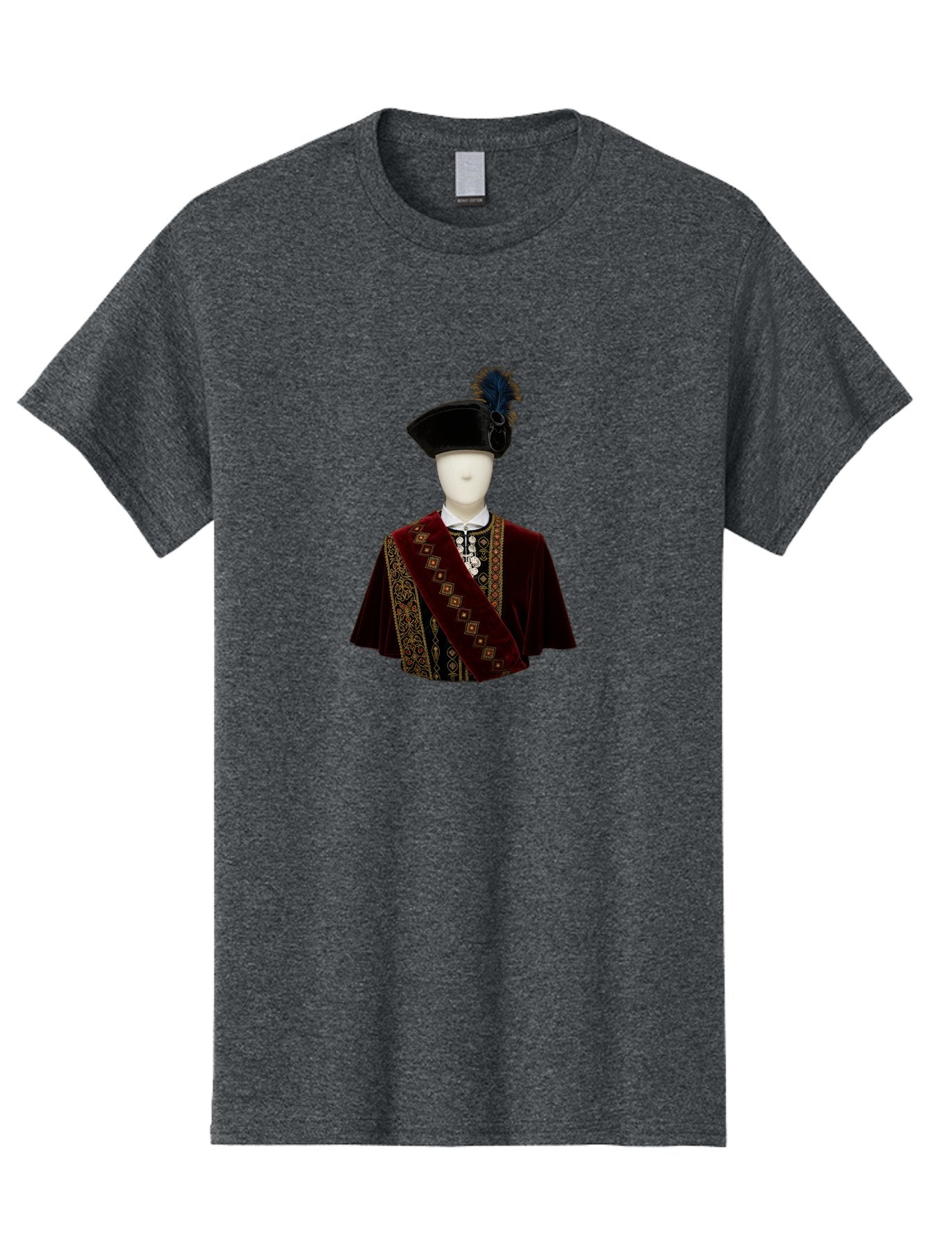 Mannequin-In-Sash-Coat-And-Hat Men'S Graphic Tee, 100% Cotton, Comfortable Casual Summer Wear, Machine Washable, Vintage Camera, Old Camera, Antique Camera, Black Camera, Classic Photography, Photography Equipment, Nostalgic Device, Bag759 14