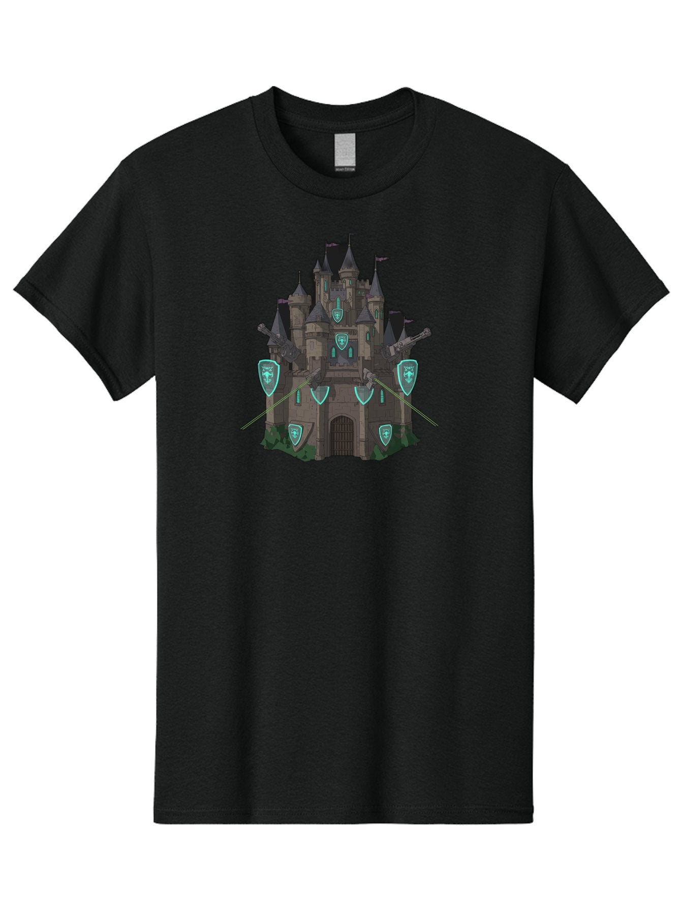 Medieval-Castle-1 Men'S Graphic Tee, 100% Cotton, Comfortable Casual Summer Wear, Machine Washable, Vintage Camera, Old Camera, Antique Camera, Black Camera, Classic Photography, Photography Equipment, Nostalgic Device, Film Camera, Camera Art Bag764 7