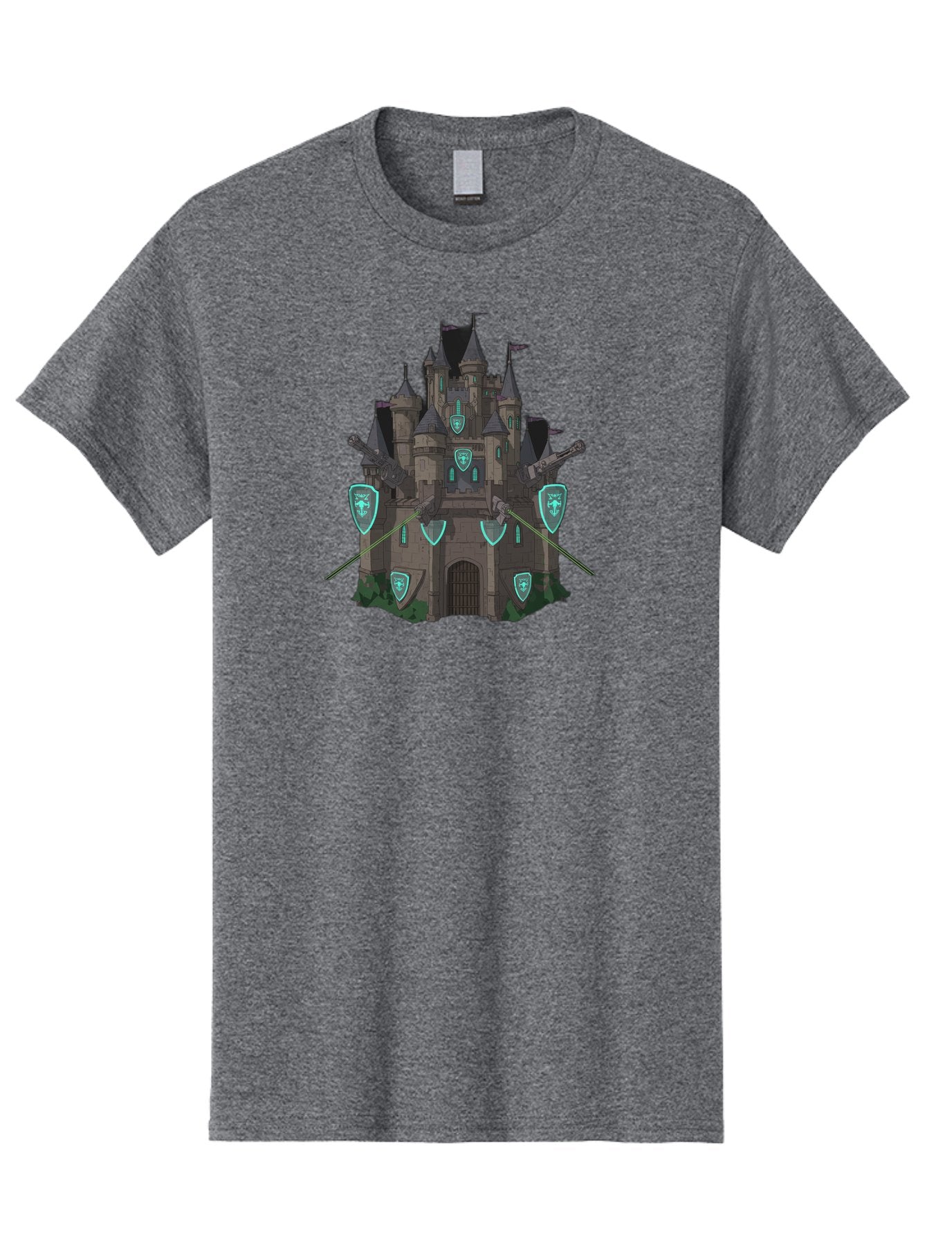 Medieval-Castle-1 Men'S Graphic Tee, 100% Cotton, Comfortable Casual Summer Wear, Machine Washable, Vintage Camera, Old Camera, Antique Camera, Black Camera, Classic Photography, Photography Equipment, Nostalgic Device, Film Camera, Camera Art Bag764 14