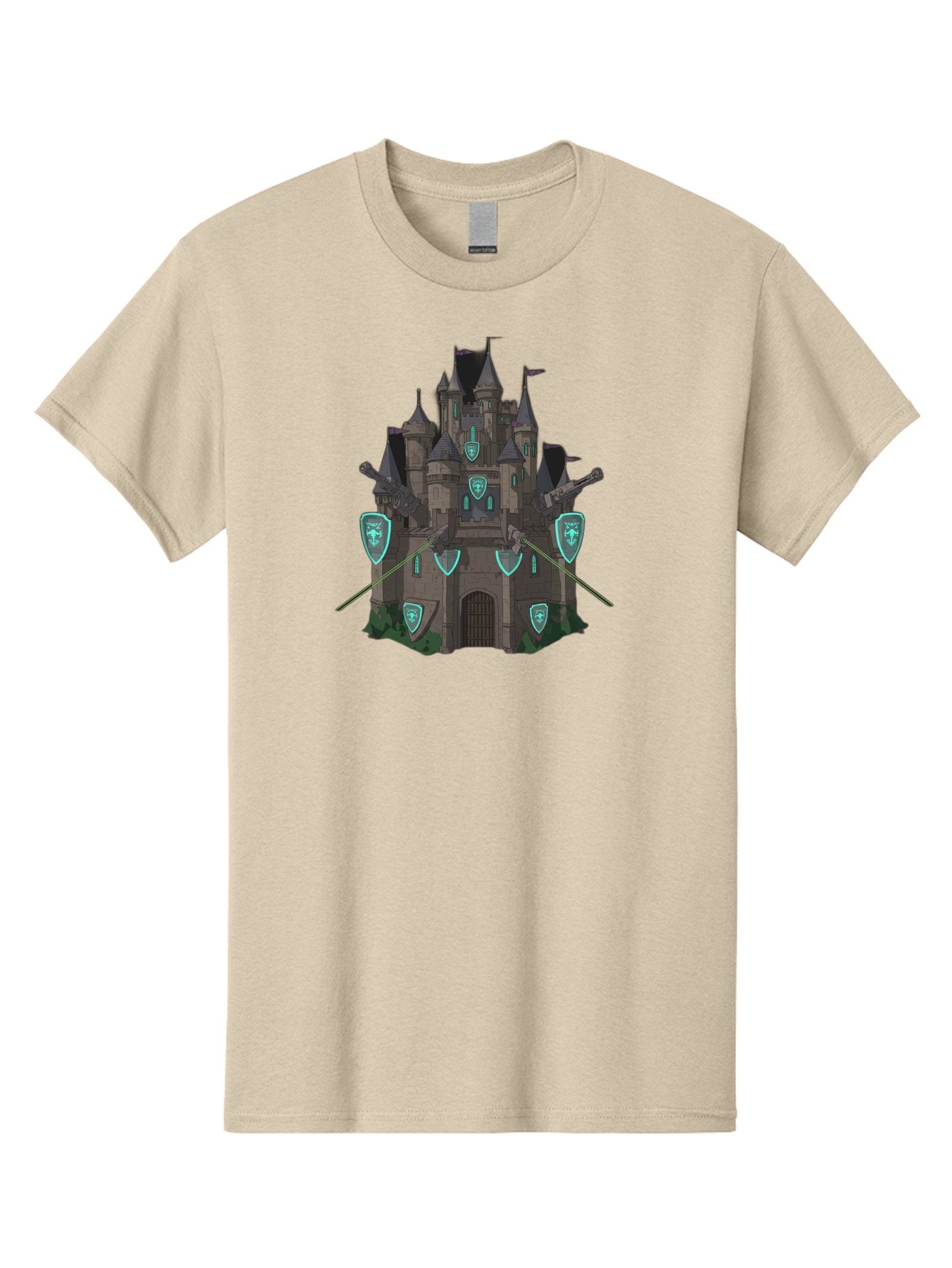 Medieval-Castle-1 Men'S Graphic Tee, 100% Cotton, Comfortable Casual Summer Wear, Machine Washable, Vintage Camera, Old Camera, Antique Camera, Black Camera, Classic Photography, Photography Equipment, Nostalgic Device, Film Camera, Camera Art Bag764 9