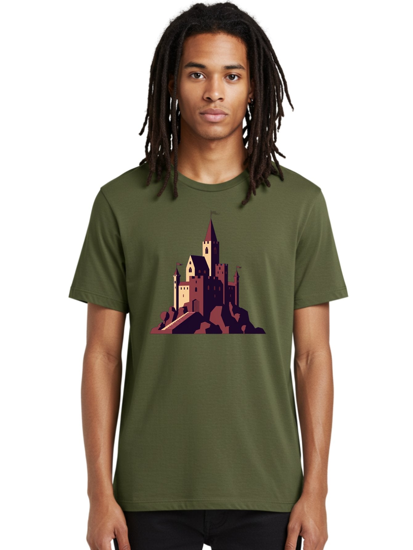 Medieval-Castle Men'S Graphic Tee, 100% Cotton, Comfortable Casual Summer Wear, Machine Washable, Vintage Camera, Old Camera, Antique Camera, Black Camera, Classic Photography, Photography Equipment, Nostalgic Device, Film Camera, Camera Art Bag765 28
