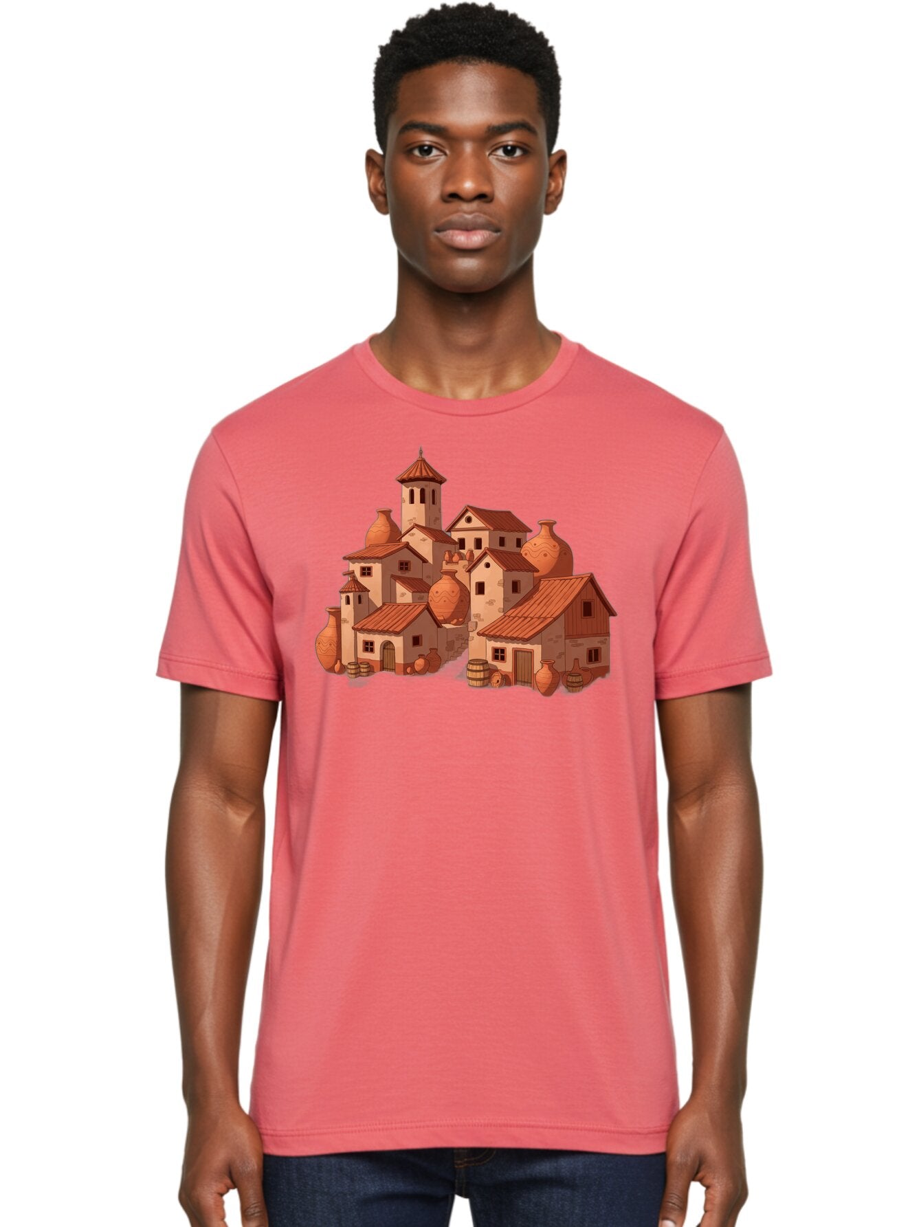 Medieval-Village Men'S Graphic Tee, 100% Cotton, Comfortable Casual Summer Wear, Machine Washable, Vintage Camera, Old Camera, Antique Camera, Black Camera, Classic Photography, Photography Equipment, Nostalgic Device, Film Camera, Camera Art Bag769 25