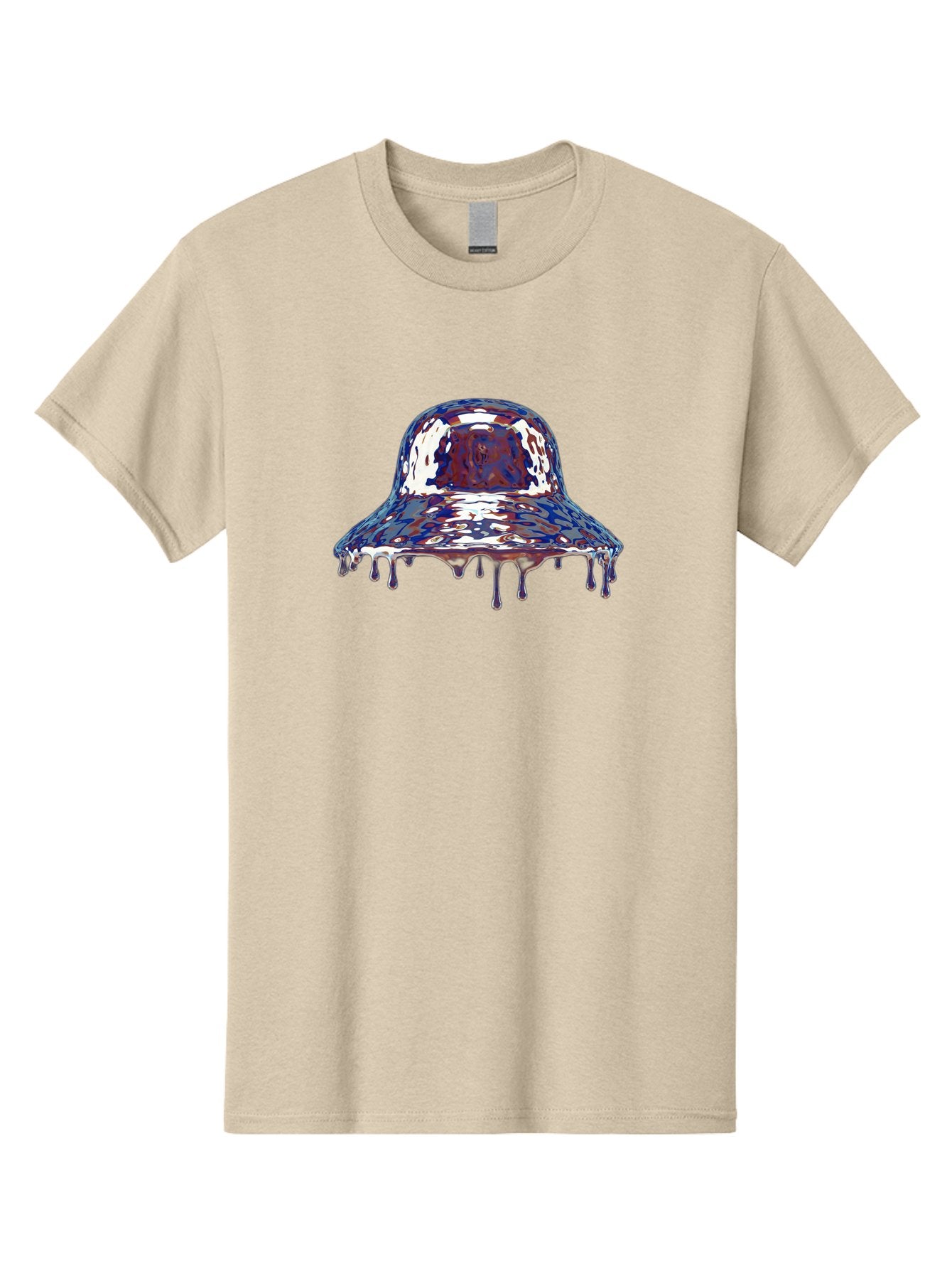 Melting-Bucket-Hat Men'S Graphic Tee, 100% Cotton, Comfortable Casual Summer Wear, Machine Washable, Vintage Camera, Old Camera, Antique Camera, Black Camera, Classic Photography, Photography Equipment, Nostalgic Device, Film Camera, Bag772 5