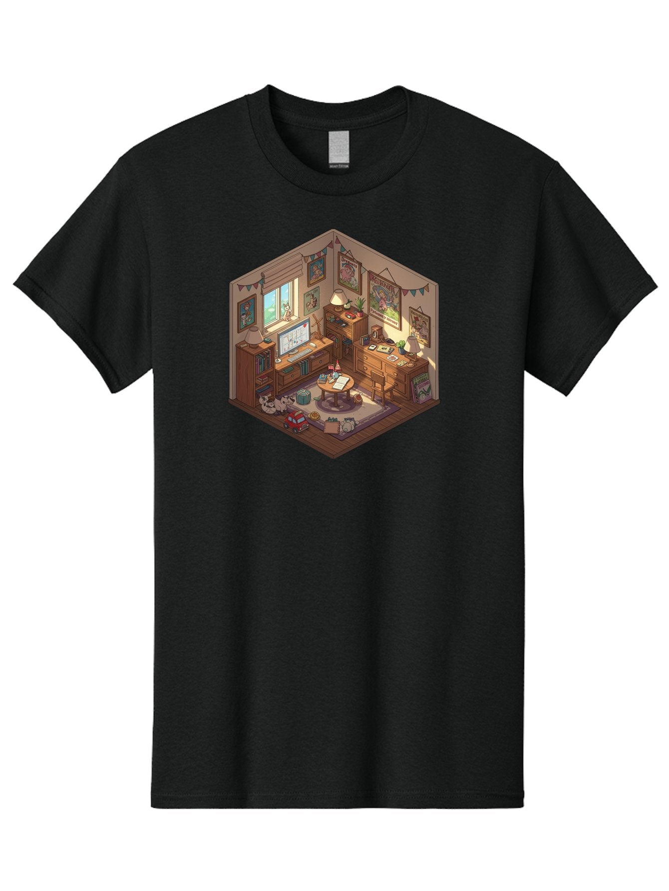 Metal-Gear-Solid-Room Men'S Graphic Tee, 100% Cotton, Comfortable Casual Summer Wear, Machine Washable, Vintage Camera, Old Camera, Antique Camera, Black Camera, Classic Photography, Photography Equipment, Nostalgic Device, Film Camera, Bag775 13