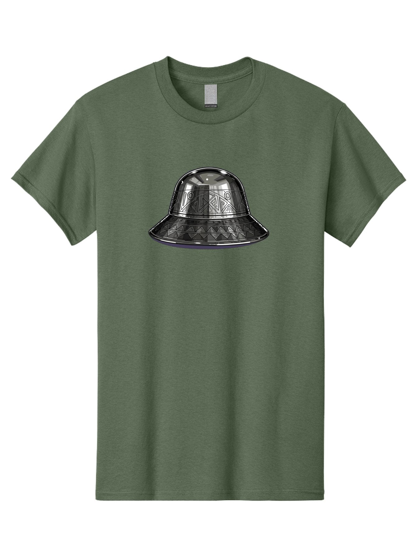 Metallic-Dome-Shaped-Object Men'S Graphic Tee, 100% Cotton, Comfortable Casual Summer Wear, Machine Washable, Vintage Camera, Old Camera, Antique Camera, Black Camera, Classic Photography, Photography Equipment, Nostalgic Device, Film Camera, Bag777 12