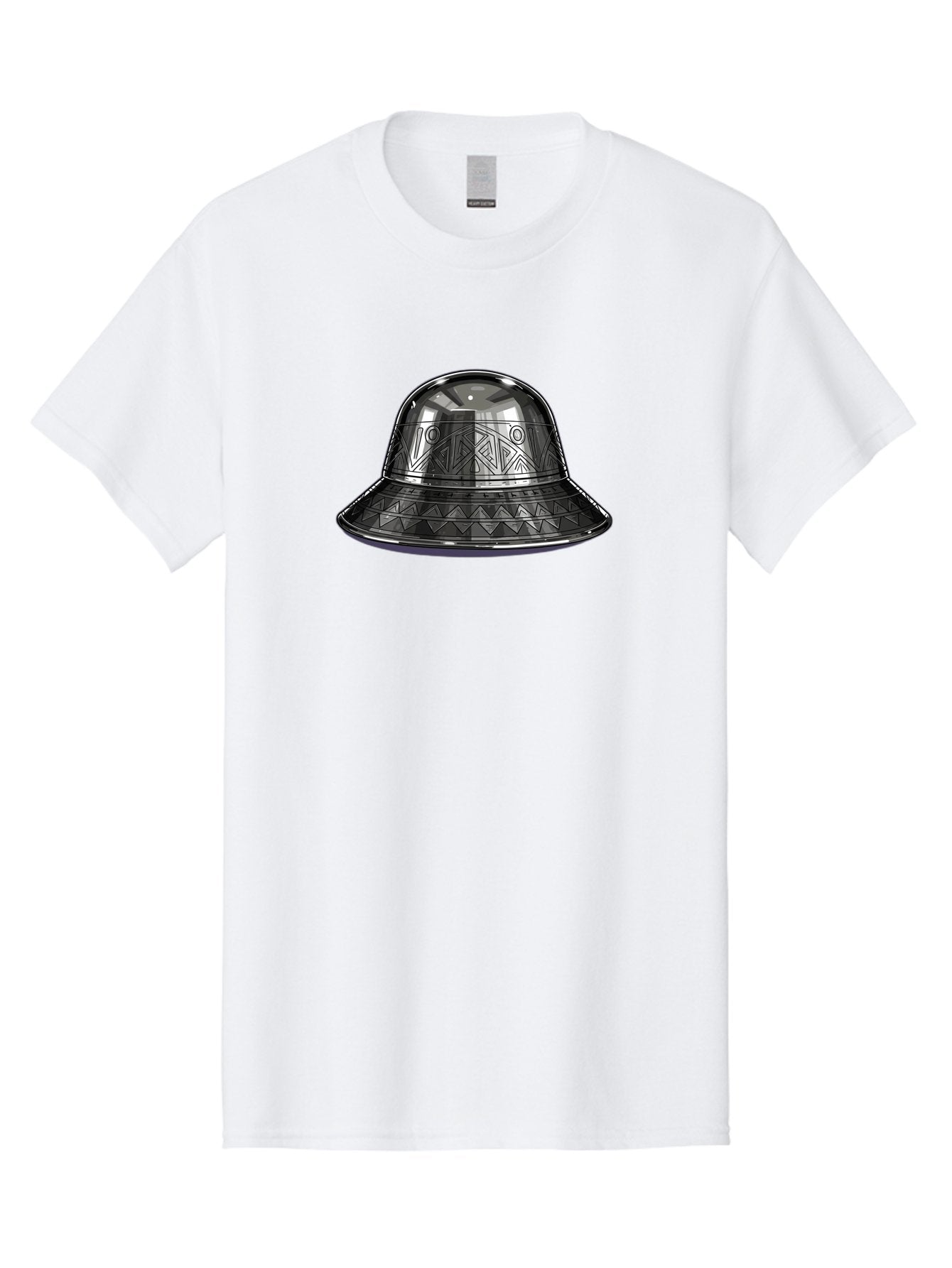 Metallic-Dome-Shaped-Object Men'S Graphic Tee, 100% Cotton, Comfortable Casual Summer Wear, Machine Washable, Vintage Camera, Old Camera, Antique Camera, Black Camera, Classic Photography, Photography Equipment, Nostalgic Device, Film Camera, Bag777