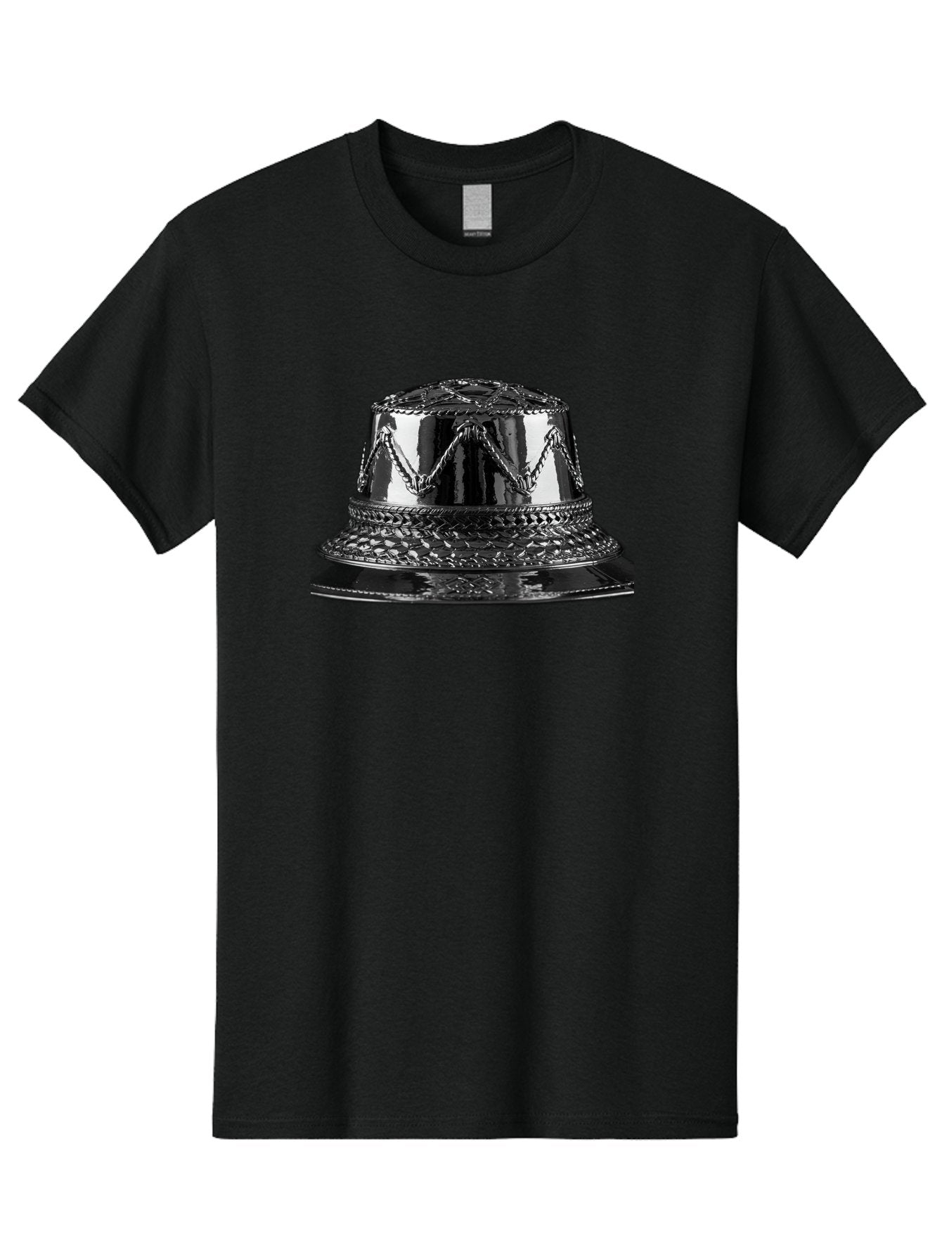 Metallic-Fedora Men'S Graphic Tee, 100% Cotton, Comfortable Casual Summer Wear, Machine Washable, Vintage Camera, Old Camera, Antique Camera, Black Camera, Classic Photography, Photography Equipment, Nostalgic Device, Film Camera, Camera Art Bag778 5