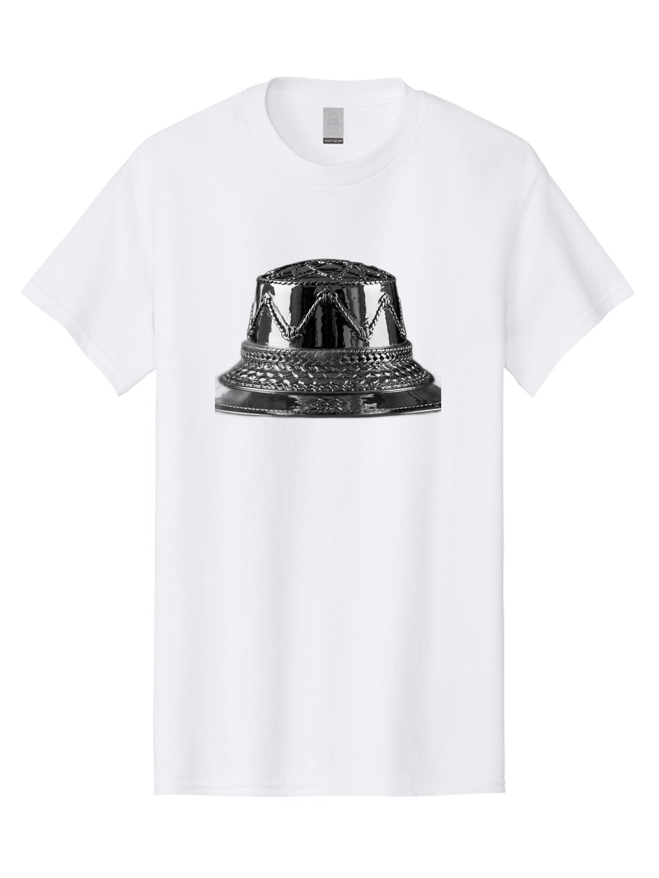 Metallic-Fedora Men'S Graphic Tee, 100% Cotton, Comfortable Casual Summer Wear, Machine Washable, Vintage Camera, Old Camera, Antique Camera, Black Camera, Classic Photography, Photography Equipment, Nostalgic Device, Film Camera, Camera Art Bag778 4