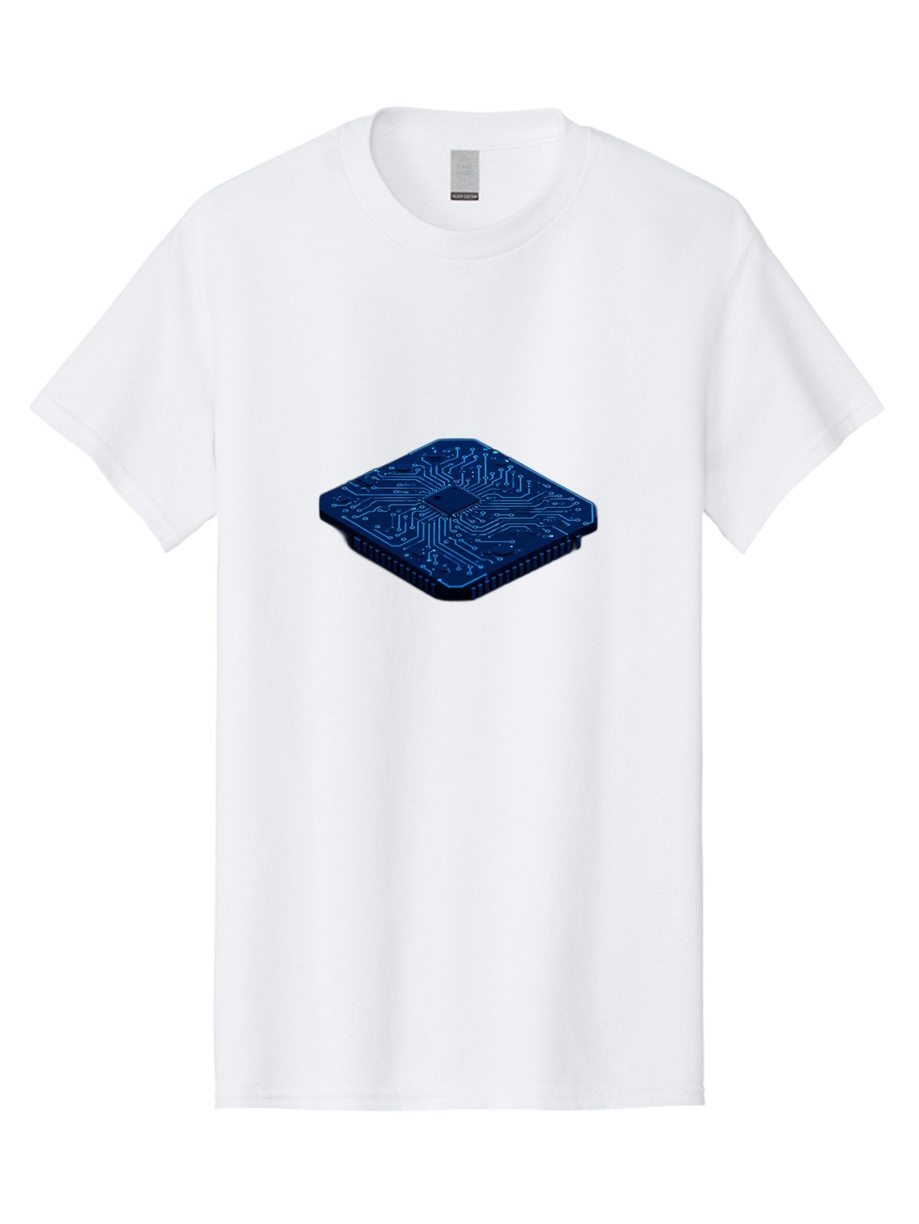 Microchip Men'S Graphic Tee, 100% Cotton, Comfortable Casual Summer Wear, Machine Washable, Vintage Camera, Old Camera, Antique Camera, Black Camera, Classic Photography, Photography Equipment, Nostalgic Device, Film Camera, Camera Art Bag785