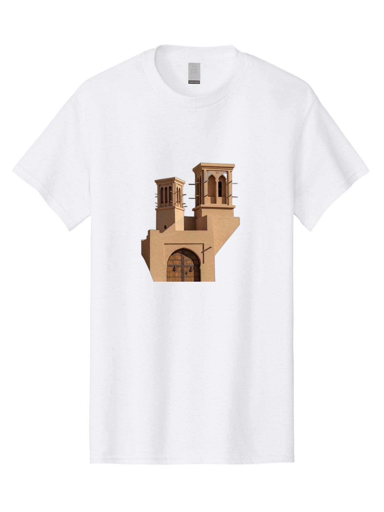 Middle-Eastern-Architecture Men'S Graphic Tee, 100% Cotton, Comfortable Casual Summer Wear, Machine Washable, Vintage Camera, Old Camera, Antique Camera, Black Camera, Classic Photography, Photography Equipment, Nostalgic Device, Film Camera, Bag786