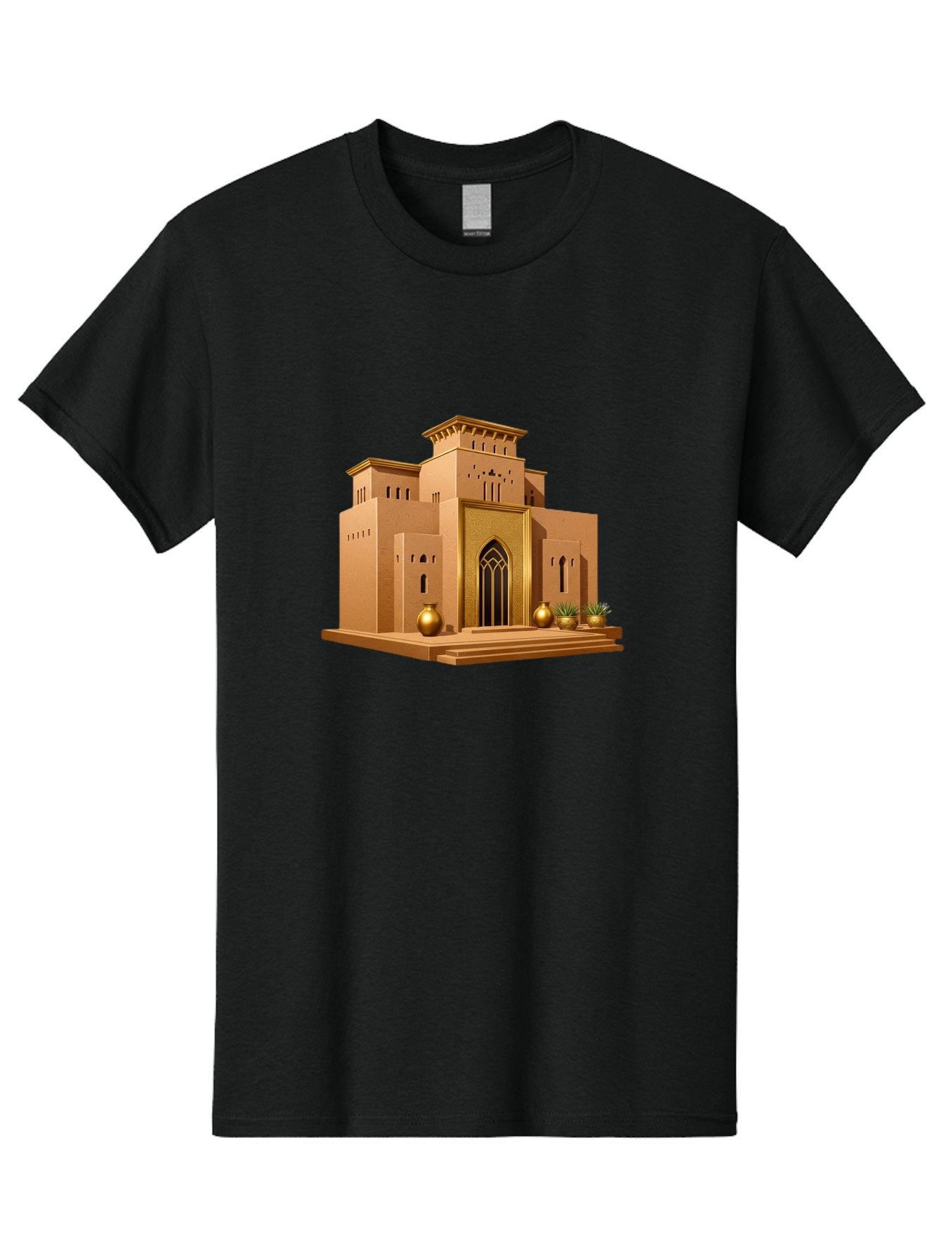 Middle-Eastern-Temple Men'S Graphic Tee, 100% Cotton, Comfortable Casual Summer Wear, Machine Washable, Vintage Camera, Old Camera, Antique Camera, Black Camera, Classic Photography, Photography Equipment, Nostalgic Device, Film Camera, Bag787 5