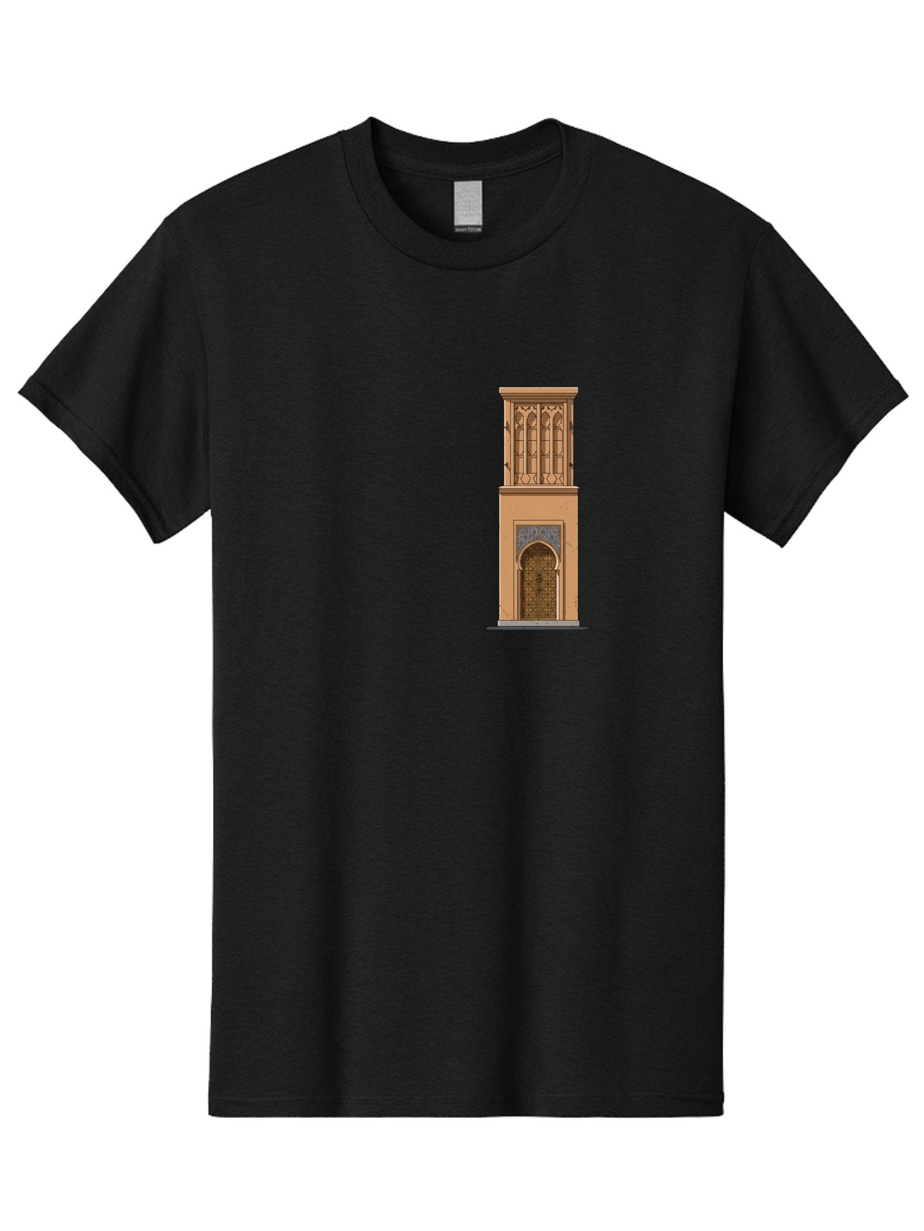 Minaret Men'S Graphic Tee, 100% Cotton, Comfortable Casual Summer Wear, Machine Washable, Vintage Camera, Old Camera, Antique Camera, Black Camera, Classic Photography, Photography Equipment, Nostalgic Device, Film Camera, Camera Art Bag791 3