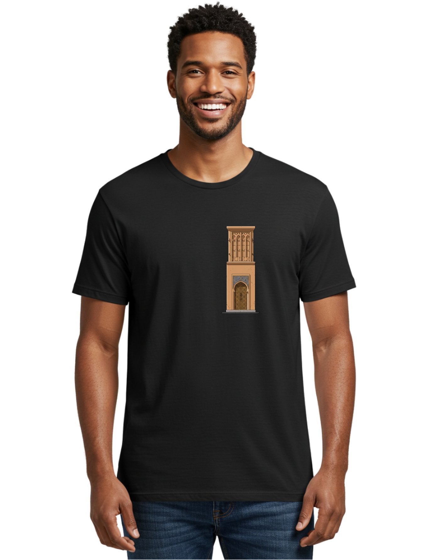 Minaret Men'S Graphic Tee, 100% Cotton, Comfortable Casual Summer Wear, Machine Washable, Vintage Camera, Old Camera, Antique Camera, Black Camera, Classic Photography, Photography Equipment, Nostalgic Device, Film Camera, Camera Art Bag791 22
