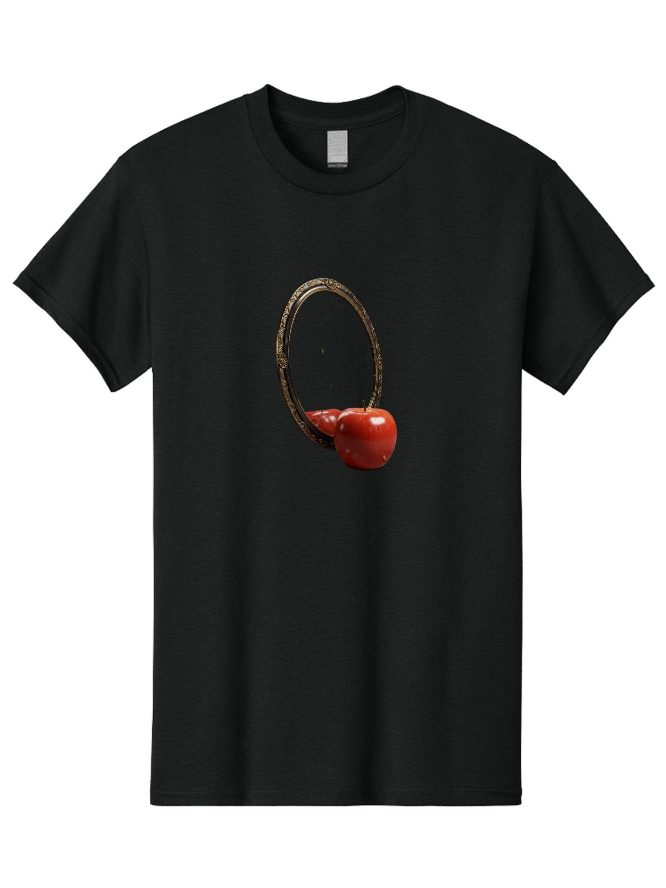 Mirror-Apple Men'S Graphic Tee, 100% Cotton, Comfortable Casual Summer Wear, Machine Washable, Vintage Camera, Old Camera, Antique Camera, Black Camera, Classic Photography, Photography Equipment, Nostalgic Device, Film Camera, Camera Art Bag792 9