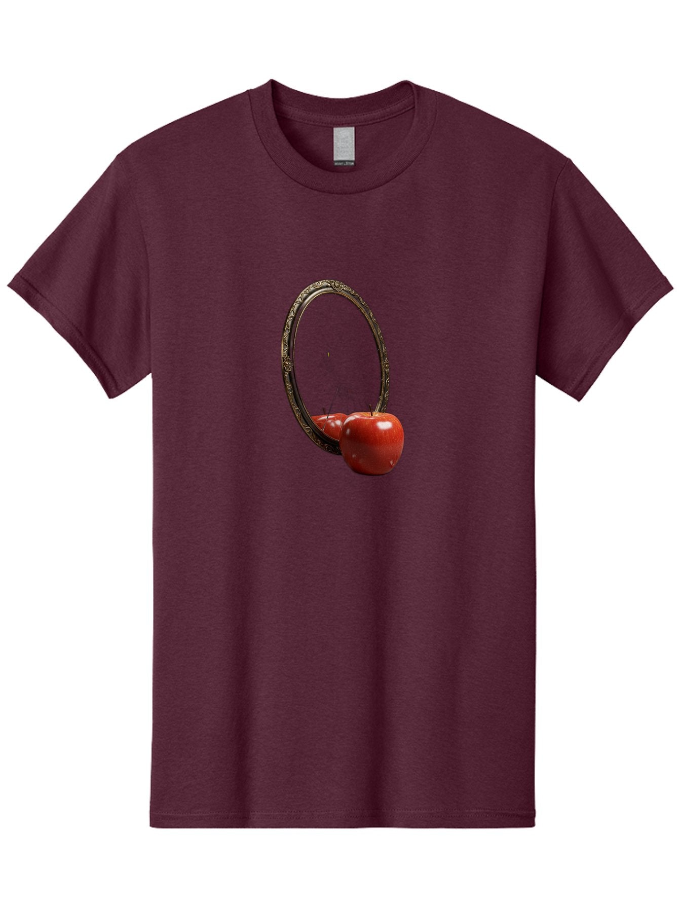 Mirror-Apple Men'S Graphic Tee, 100% Cotton, Comfortable Casual Summer Wear, Machine Washable, Vintage Camera, Old Camera, Antique Camera, Black Camera, Classic Photography, Photography Equipment, Nostalgic Device, Film Camera, Camera Art Bag792