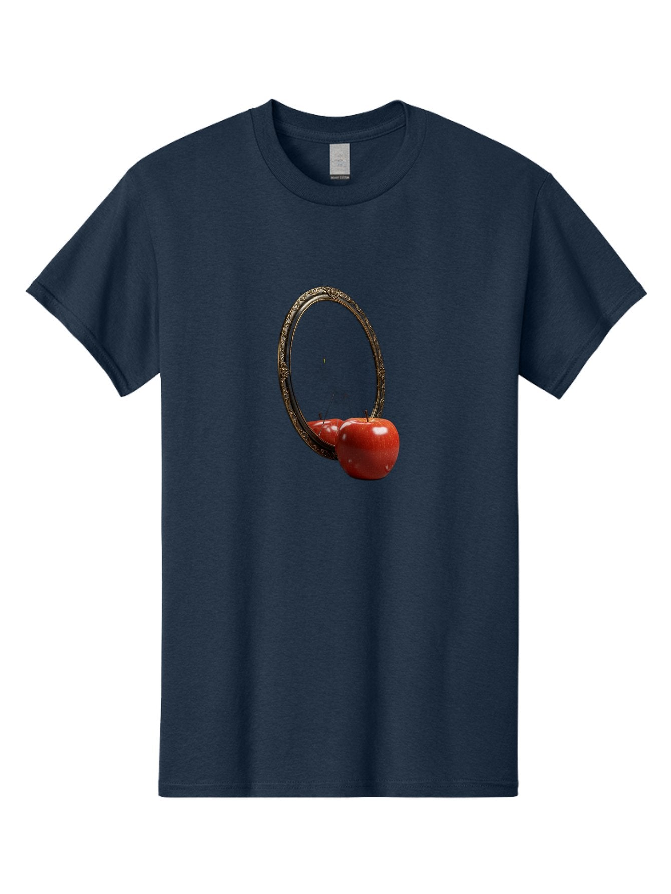 Mirror-Apple Men'S Graphic Tee, 100% Cotton, Comfortable Casual Summer Wear, Machine Washable, Vintage Camera, Old Camera, Antique Camera, Black Camera, Classic Photography, Photography Equipment, Nostalgic Device, Film Camera, Camera Art Bag792 8