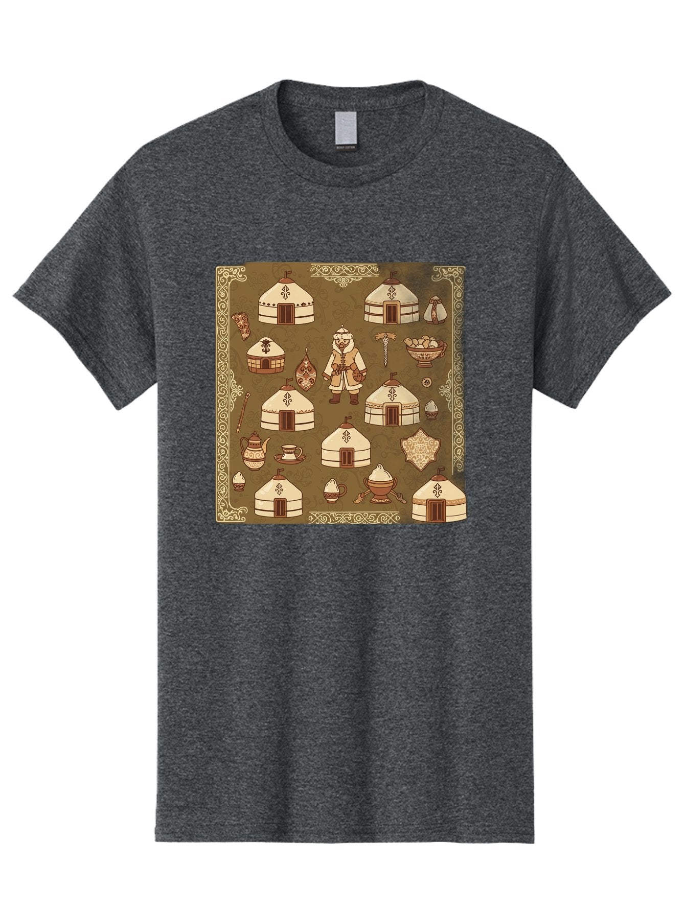 Mongolian-Yurt-Collection Men'S Graphic Tee, 100% Cotton, Comfortable Casual Summer Wear, Machine Washable, Vintage Camera, Old Camera, Antique Camera, Black Camera, Classic Photography, Photography Equipment, Nostalgic Device, Film Camera, Bag801 15