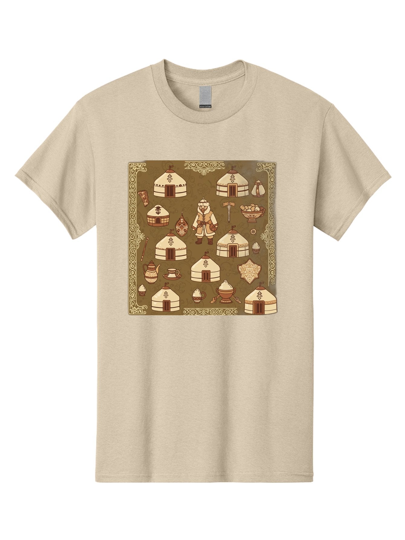 Mongolian-Yurt-Collection Men'S Graphic Tee, 100% Cotton, Comfortable Casual Summer Wear, Machine Washable, Vintage Camera, Old Camera, Antique Camera, Black Camera, Classic Photography, Photography Equipment, Nostalgic Device, Film Camera, Bag801 6