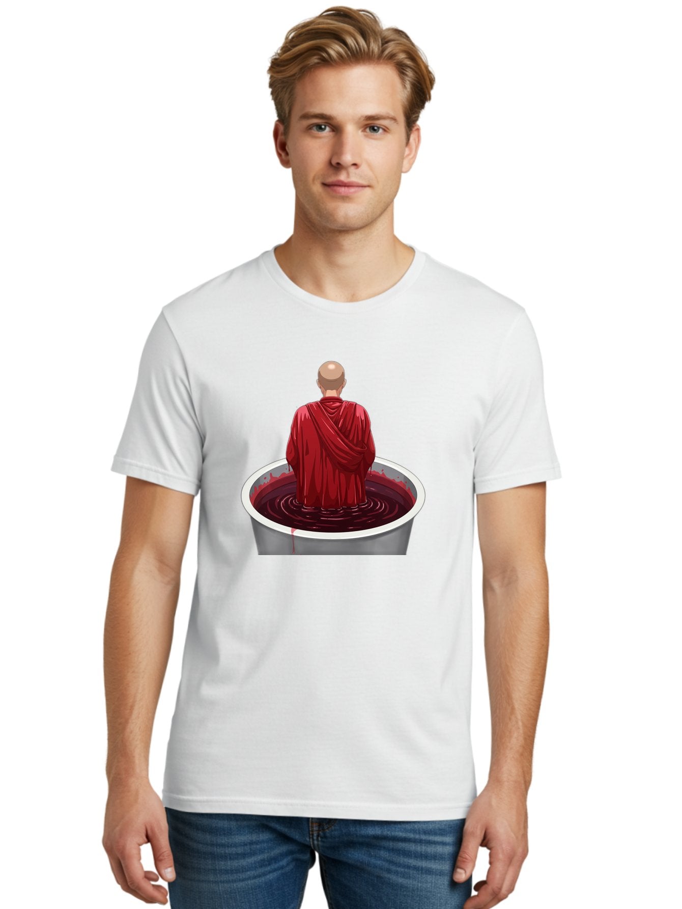 Monk-In-Wine-Vat Men'S Graphic Tee, 100% Cotton, Comfortable Casual Summer Wear, Machine Washable, Vintage Camera, Old Camera, Antique Camera, Black Camera, Classic Photography, Photography Equipment, Nostalgic Device, Film Camera, Camera Art Bag802 16