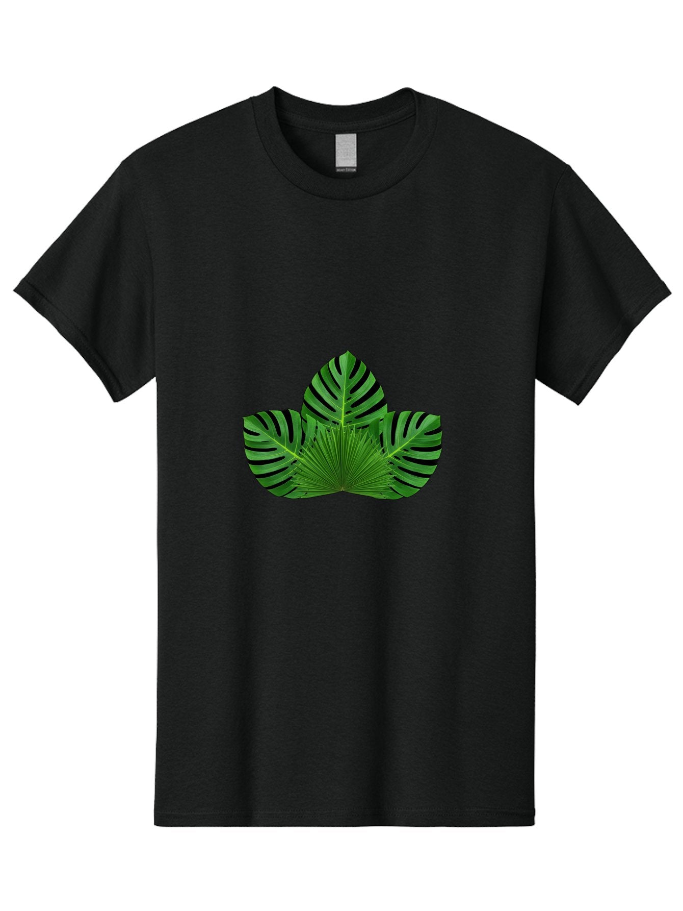 Monstera-Leaf Men'S Graphic Tee, 100% Cotton, Comfortable Casual Summer Wear, Machine Washable, Vintage Camera, Old Camera, Antique Camera, Black Camera, Classic Photography, Photography Equipment, Nostalgic Device, Film Camera, Camera Art Bag806