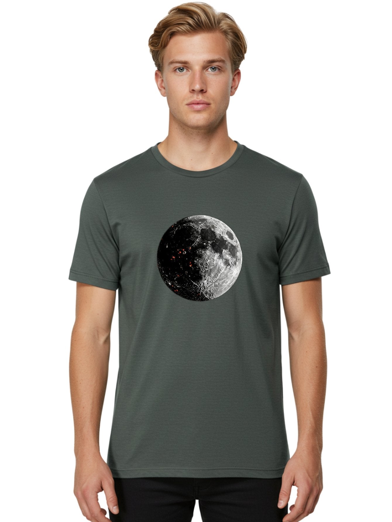 Moon-2 Men'S Graphic Tee, 100% Cotton, Comfortable Casual Summer Wear, Machine Washable, Vintage Camera, Old Camera, Antique Camera, Black Camera, Classic Photography, Photography Equipment, Nostalgic Device, Film Camera, Camera Art Bag808 27
