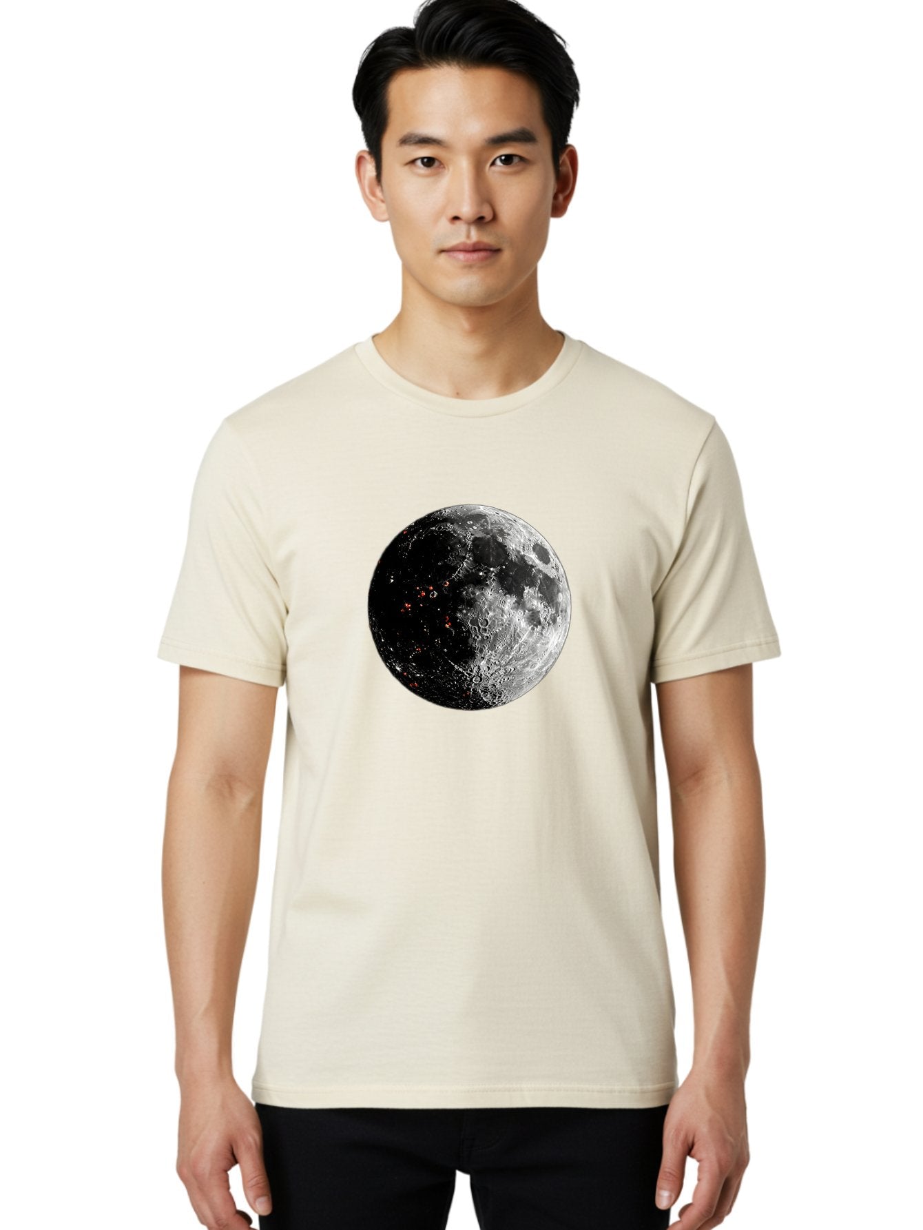 Moon-2 Men'S Graphic Tee, 100% Cotton, Comfortable Casual Summer Wear, Machine Washable, Vintage Camera, Old Camera, Antique Camera, Black Camera, Classic Photography, Photography Equipment, Nostalgic Device, Film Camera, Camera Art Bag808 28