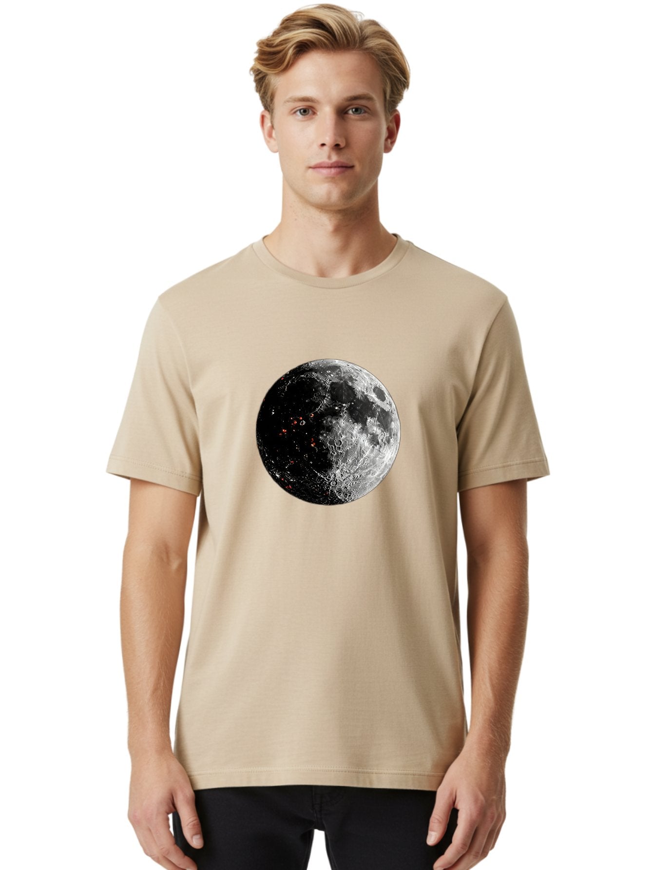 Moon-2 Men'S Graphic Tee, 100% Cotton, Comfortable Casual Summer Wear, Machine Washable, Vintage Camera, Old Camera, Antique Camera, Black Camera, Classic Photography, Photography Equipment, Nostalgic Device, Film Camera, Camera Art Bag808 22