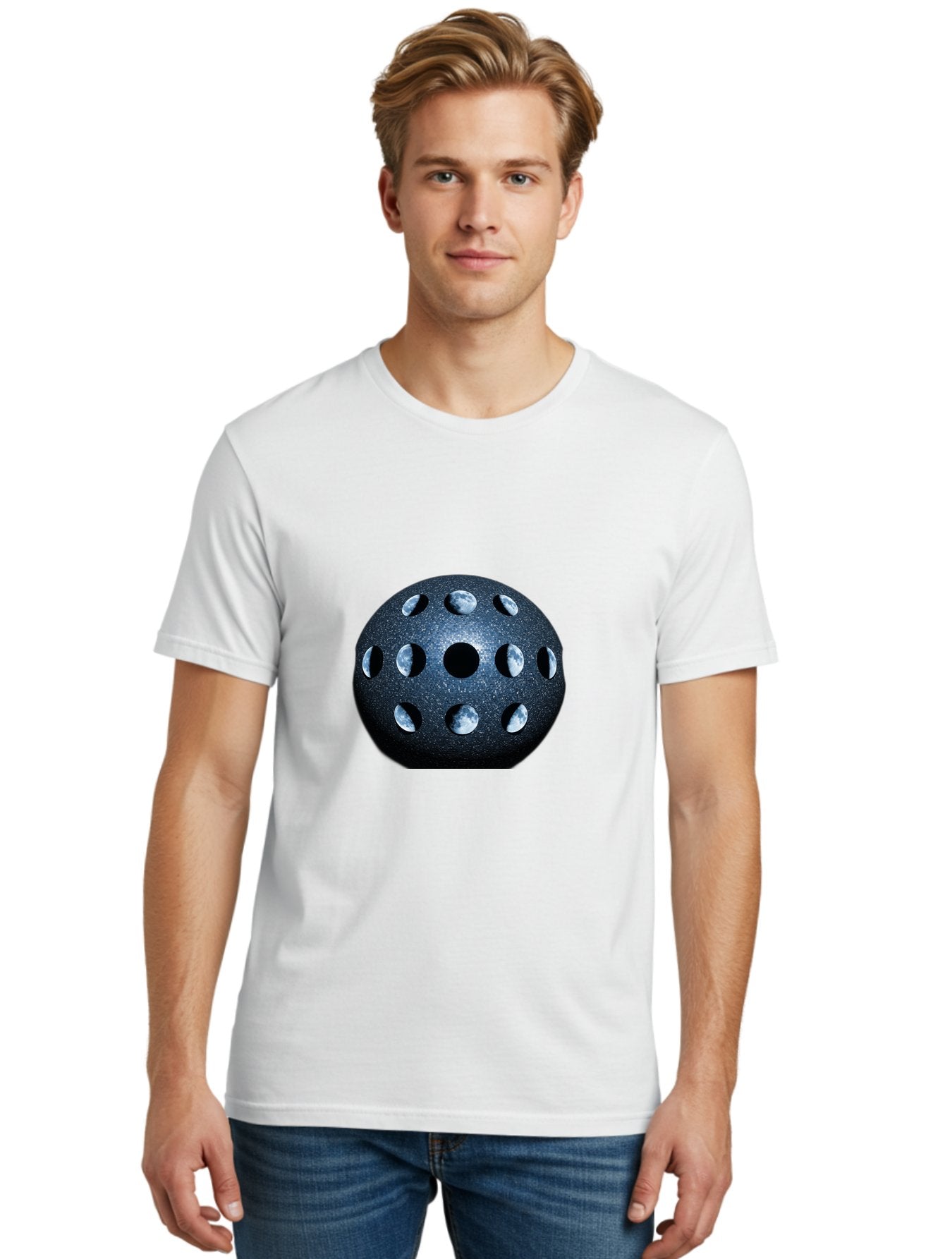 Moon-Phases-Orb Men'S Graphic Tee, 100% Cotton, Comfortable Casual Summer Wear, Machine Washable, Vintage Camera, Old Camera, Antique Camera, Black Camera, Classic Photography, Photography Equipment, Nostalgic Device, Film Camera, Camera Art Bag809 20