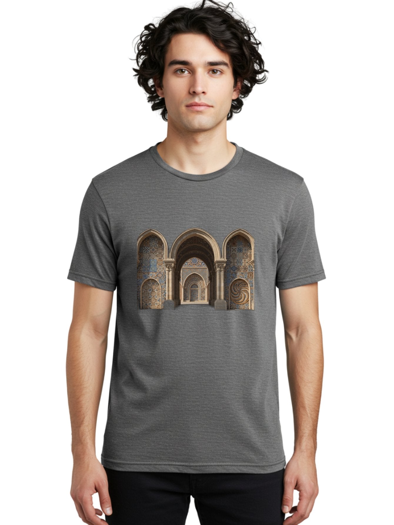 Moorish-Archway Men'S Graphic Tee, 100% Cotton, Comfortable Casual Summer Wear, Machine Washable, Vintage Camera, Old Camera, Antique Camera, Black Camera, Classic Photography, Photography Equipment, Nostalgic Device, Film Camera, Camera Art Bag812 27