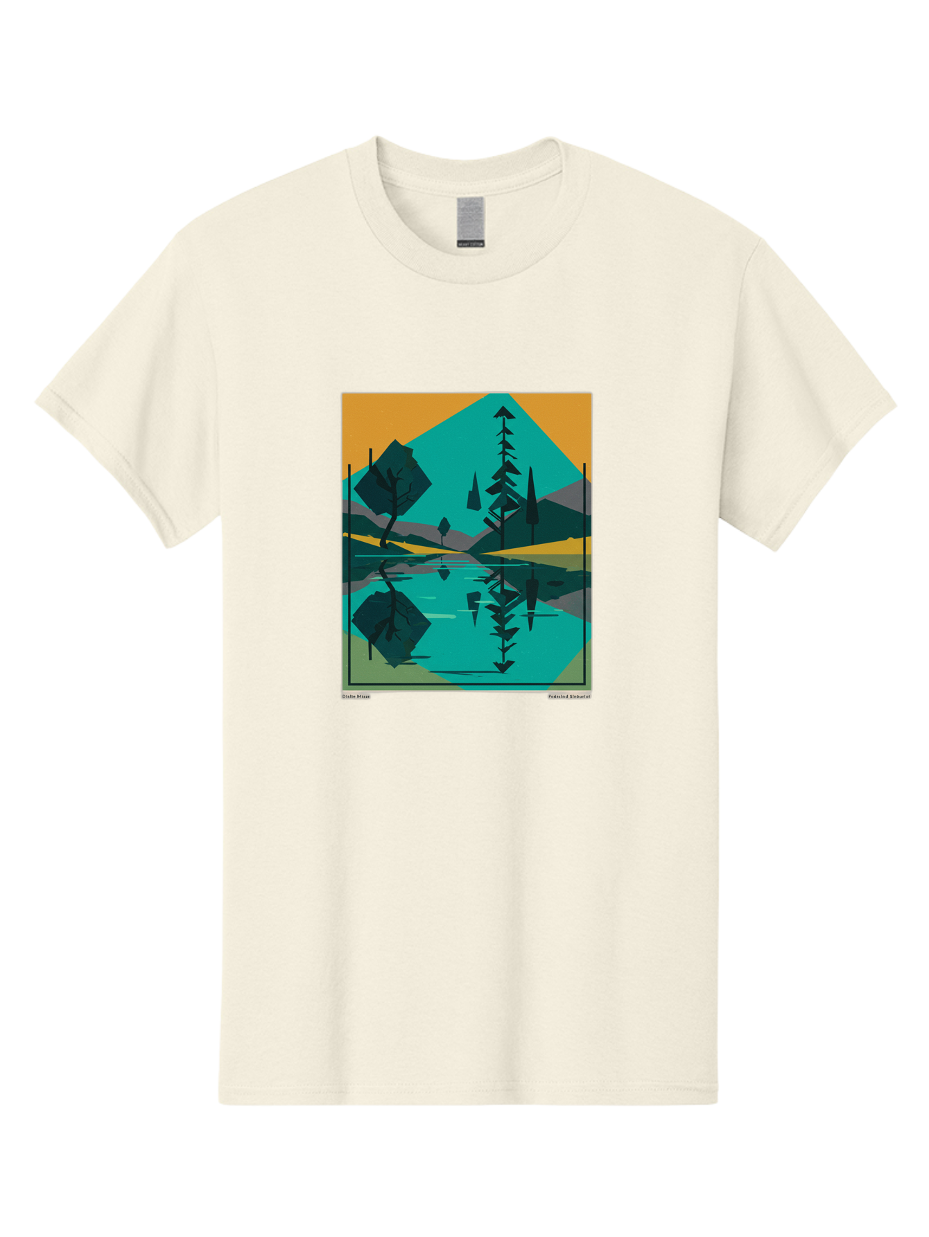 Mountain-Lake-Landscape Men'S Graphic Tee, 100% Cotton, Comfortable Casual Summer Wear, Machine Washable, Vintage Camera, Old Camera, Antique Camera, Black Camera, Classic Photography, Photography Equipment, Nostalgic Device, Film Camera, Bag821 9