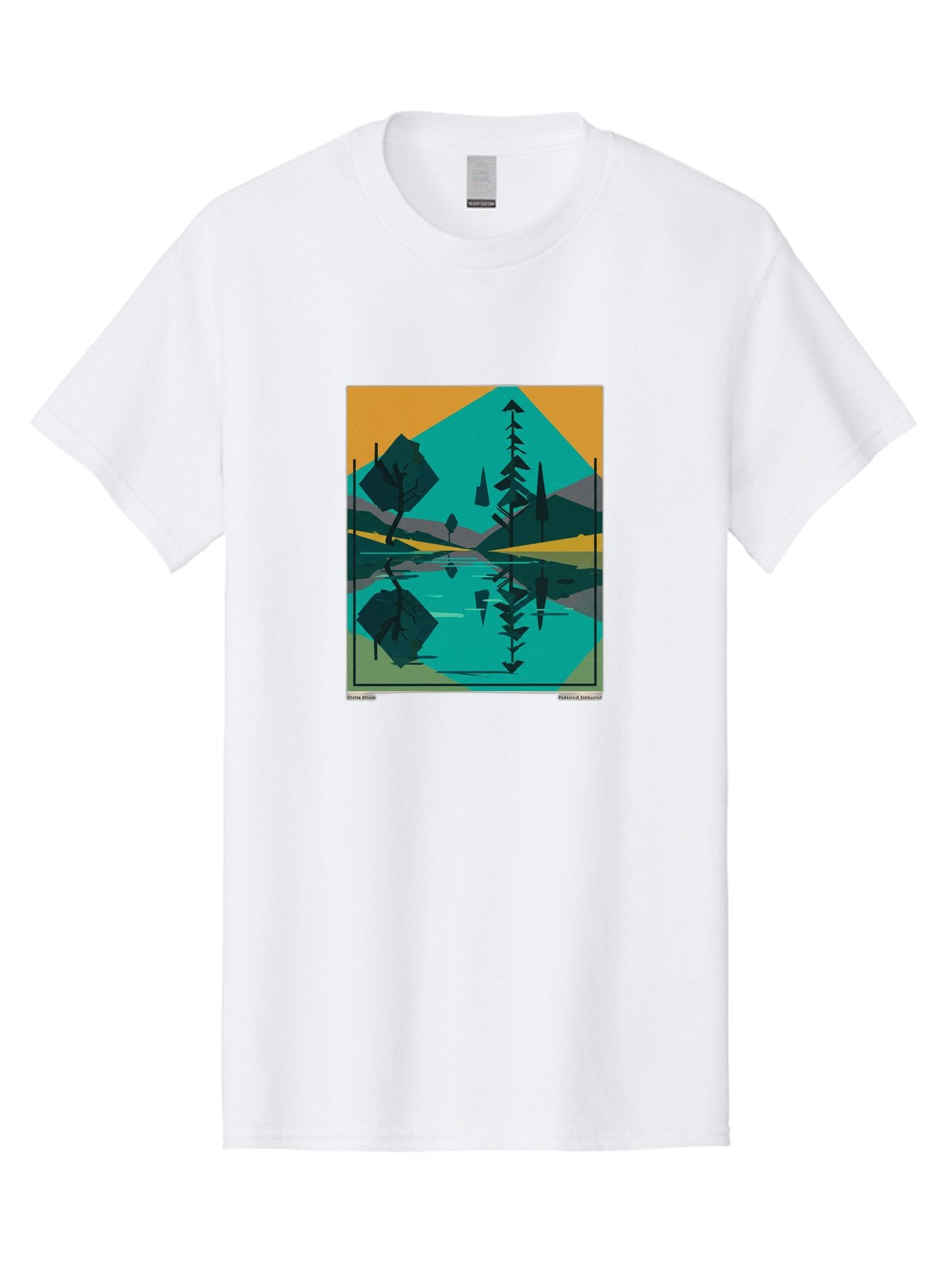 Mountain-Lake-Landscape Men'S Graphic Tee, 100% Cotton, Comfortable Casual Summer Wear, Machine Washable, Vintage Camera, Old Camera, Antique Camera, Black Camera, Classic Photography, Photography Equipment, Nostalgic Device, Film Camera, Bag821 14