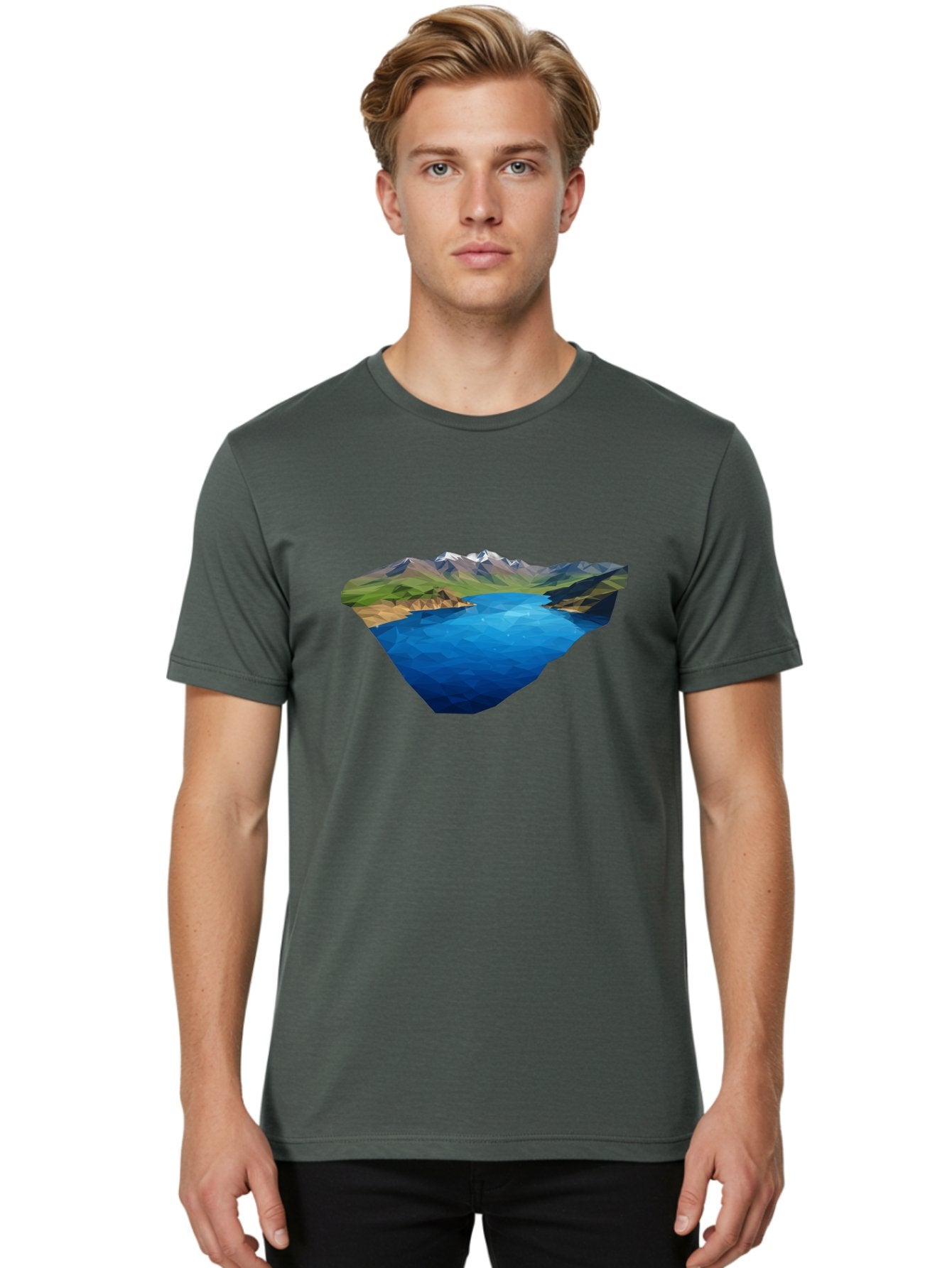 Mountain-Lake Men'S Graphic Tee, 100% Cotton, Comfortable Casual Summer Wear, Machine Washable, Vintage Camera, Old Camera, Antique Camera, Black Camera, Classic Photography, Photography Equipment, Nostalgic Device, Film Camera, Camera Art Bag823 21