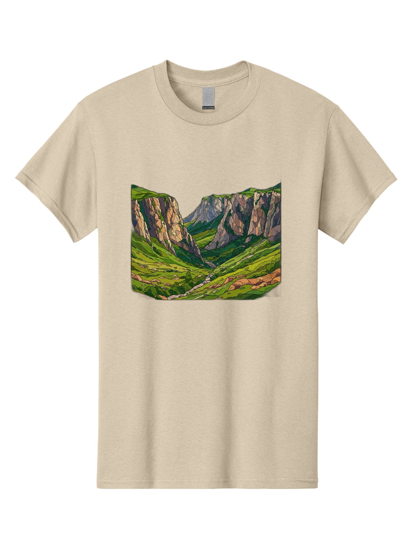 Mountain-Landscape-1 Men'S Graphic Tee, 100% Cotton, Comfortable Casual Summer Wear, Machine Washable, Vintage Camera, Old Camera, Antique Camera, Black Camera, Classic Photography, Photography Equipment, Nostalgic Device, Film Camera, Bag824 4