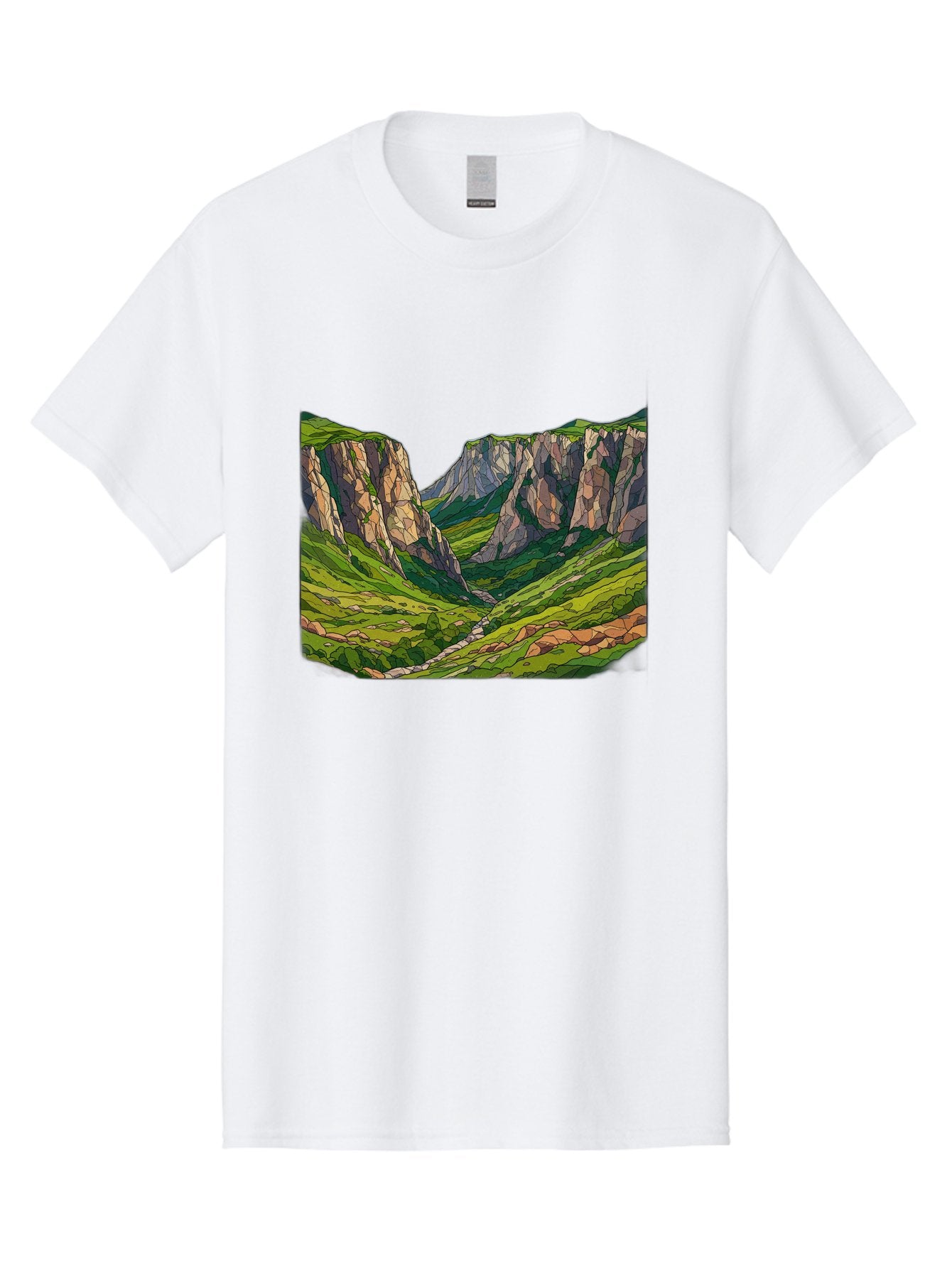 Mountain-Landscape-1 Men'S Graphic Tee, 100% Cotton, Comfortable Casual Summer Wear, Machine Washable, Vintage Camera, Old Camera, Antique Camera, Black Camera, Classic Photography, Photography Equipment, Nostalgic Device, Film Camera, Bag824 10