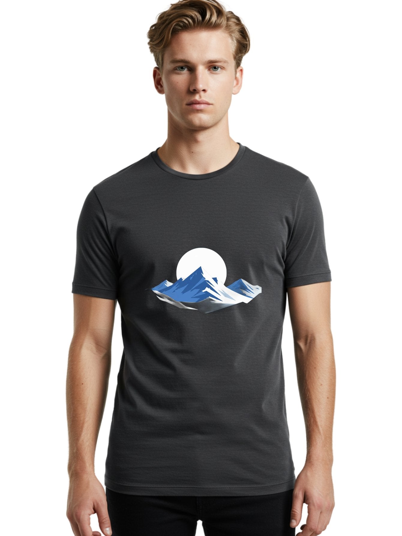 Mountain-Landscape Men'S Graphic Tee, 100% Cotton, Comfortable Casual Summer Wear, Machine Washable, Vintage Camera, Old Camera, Antique Camera, Black Camera, Classic Photography, Photography Equipment, Nostalgic Device, Film Camera, Bag825 17