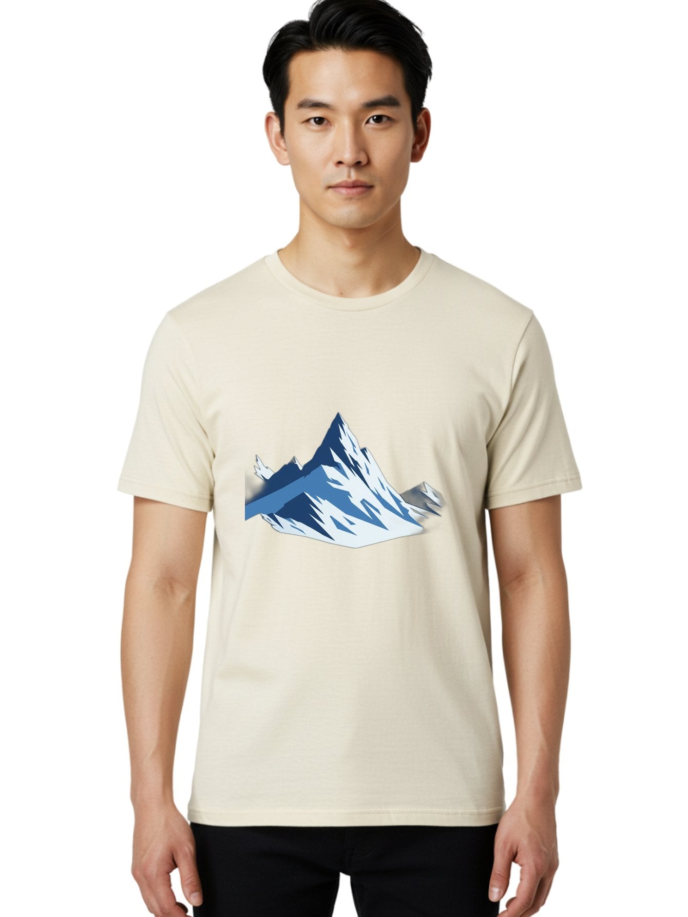 Mountain-Peak-1 Men'S Graphic Tee, 100% Cotton, Comfortable Casual Summer Wear, Machine Washable, Vintage Camera, Old Camera, Antique Camera, Black Camera, Classic Photography, Photography Equipment, Nostalgic Device, Film Camera, Camera Art Bag826 30