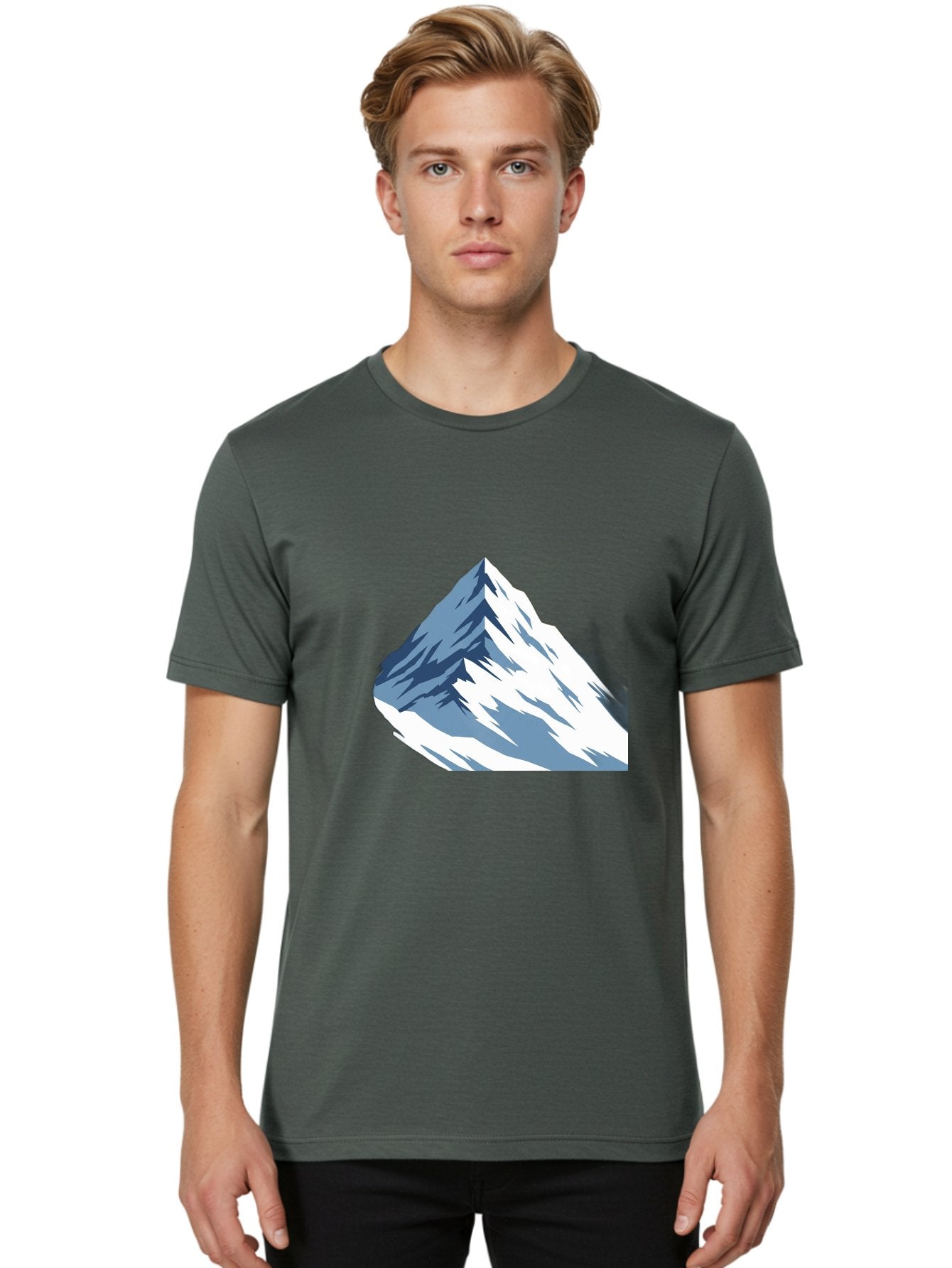 Mountain-Peak-3 Men'S Graphic Tee, 100% Cotton, Comfortable Casual Summer Wear, Machine Washable, Vintage Camera, Old Camera, Antique Camera, Black Camera, Classic Photography, Photography Equipment, Nostalgic Device, Film Camera, Camera Art Bag828 19