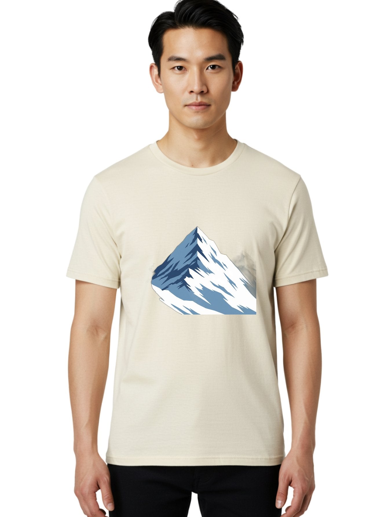 Mountain-Peak-3 Men'S Graphic Tee, 100% Cotton, Comfortable Casual Summer Wear, Machine Washable, Vintage Camera, Old Camera, Antique Camera, Black Camera, Classic Photography, Photography Equipment, Nostalgic Device, Film Camera, Camera Art Bag828 24