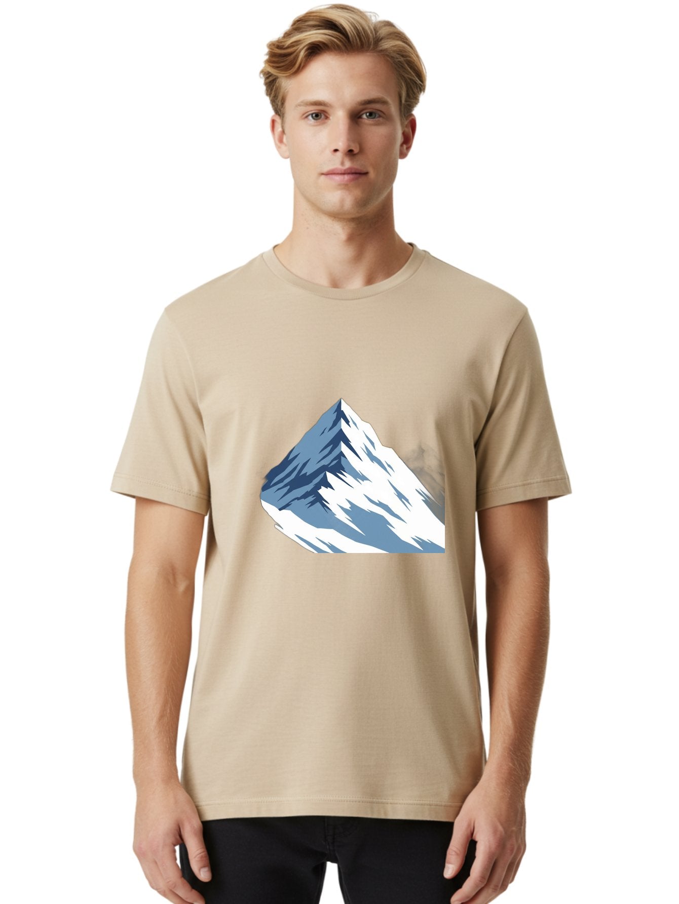 Mountain-Peak-3 Men'S Graphic Tee, 100% Cotton, Comfortable Casual Summer Wear, Machine Washable, Vintage Camera, Old Camera, Antique Camera, Black Camera, Classic Photography, Photography Equipment, Nostalgic Device, Film Camera, Camera Art Bag828 26