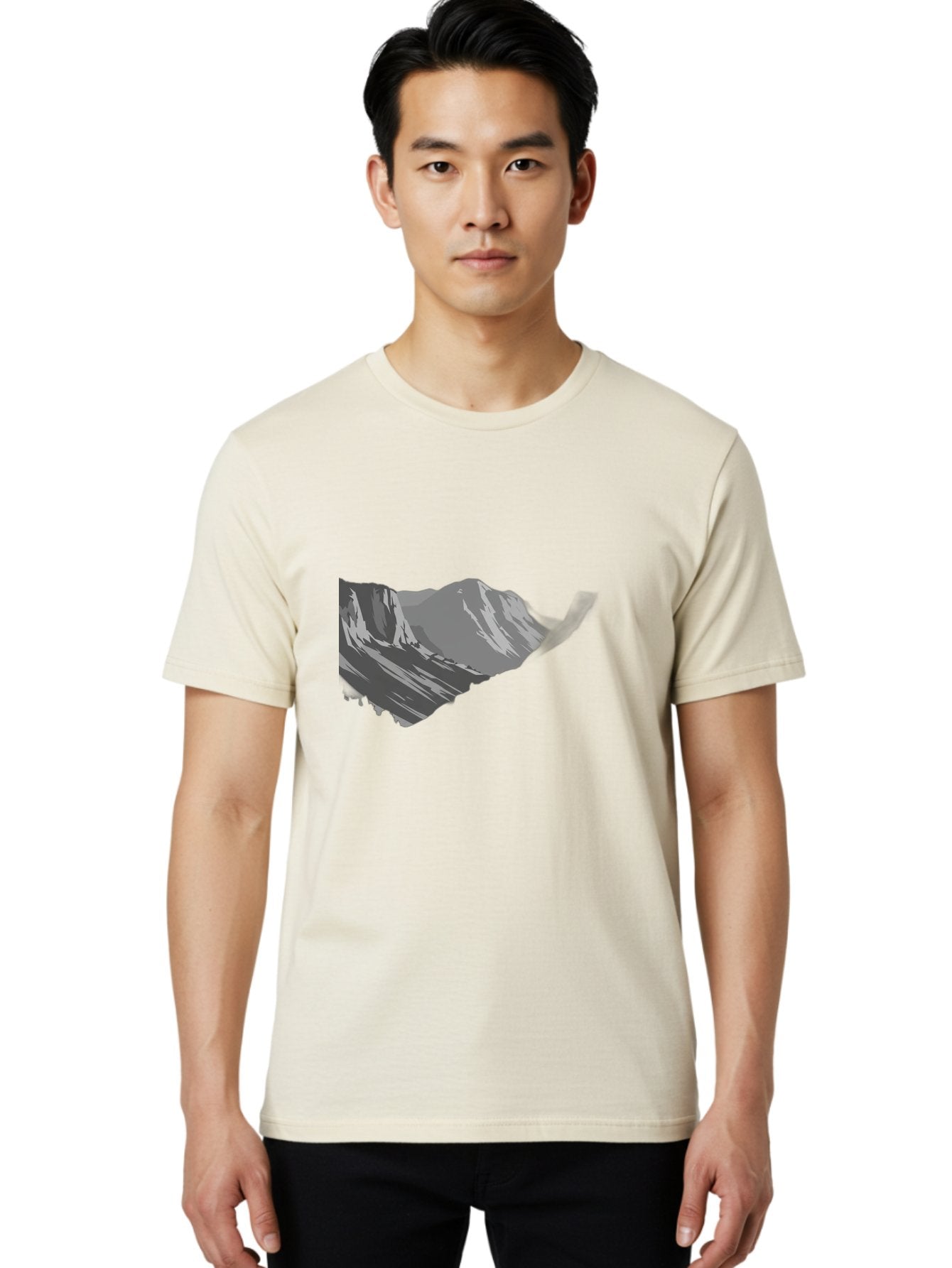 Mountain Men'S Graphic Tee, 100% Cotton, Comfortable Casual Summer Wear, Machine Washable, Vintage Camera, Old Camera, Antique Camera, Black Camera, Classic Photography, Photography Equipment, Nostalgic Device, Film Camera, Camera Art Bag830 16