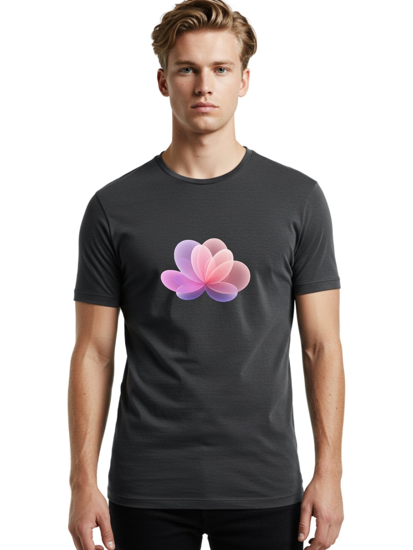 Multicolored-Flower Men'S Graphic Tee, 100% Cotton, Comfortable Casual Summer Wear, Machine Washable, Vintage Camera, Old Camera, Antique Camera, Black Camera, Classic Photography, Photography Equipment, Nostalgic Device, Film Camera, Bag831 24