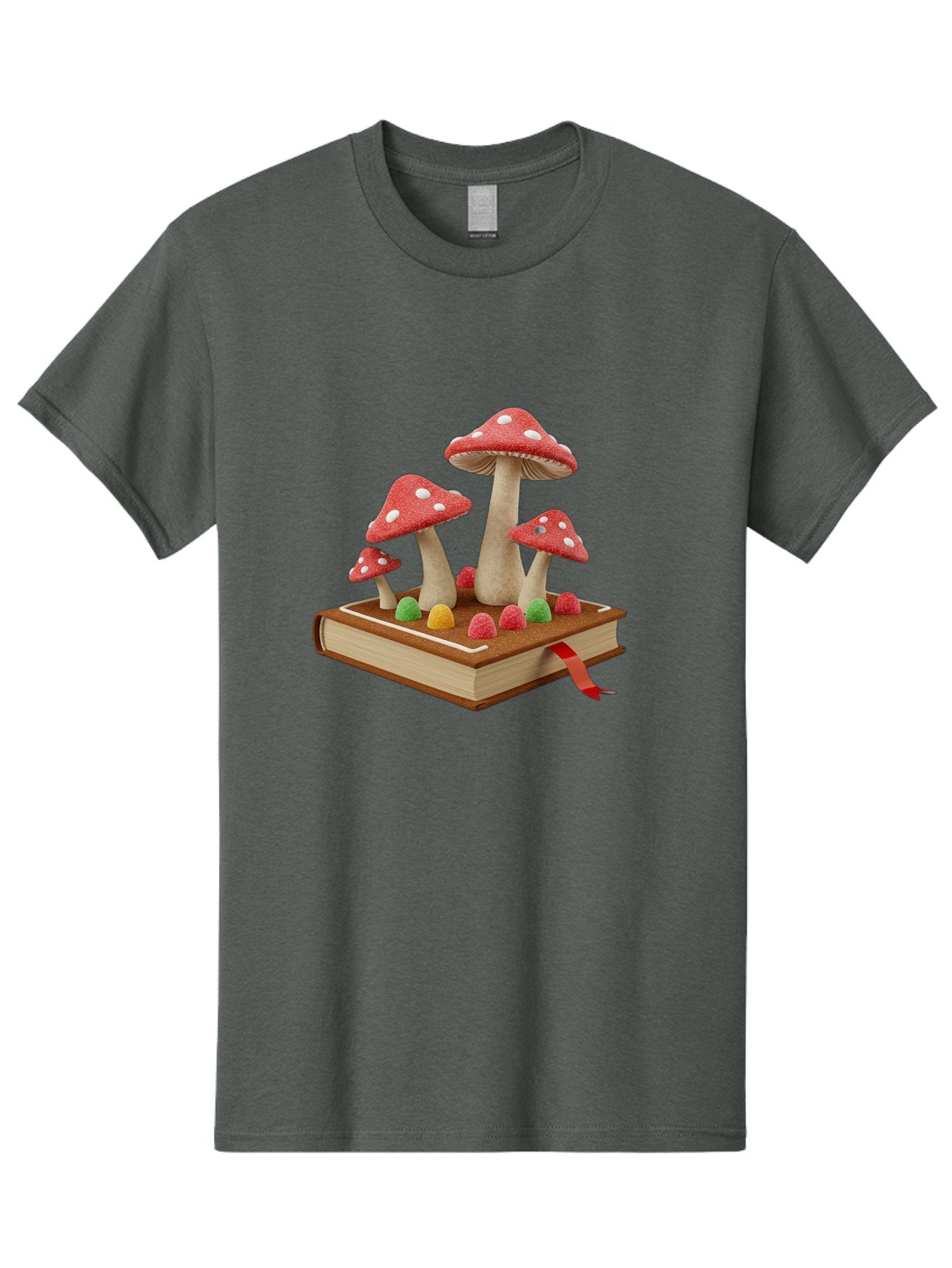 Mushroom-Book-1 Men'S Graphic Tee, 100% Cotton, Comfortable Casual Summer Wear, Machine Washable, Vintage Camera, Old Camera, Antique Camera, Black Camera, Classic Photography, Photography Equipment, Nostalgic Device, Film Camera, Camera Art Bag833 10