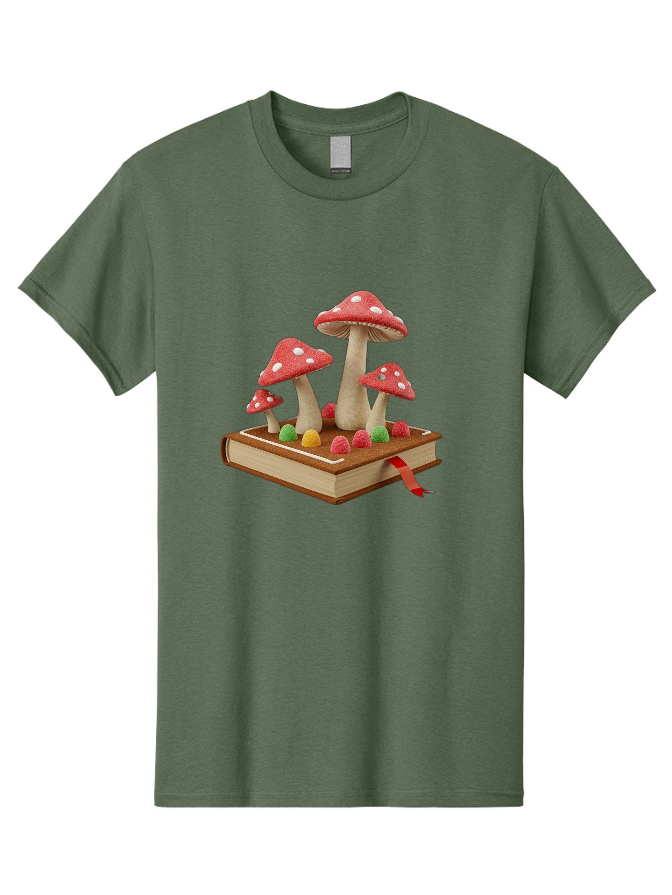 Mushroom-Book-1 Men'S Graphic Tee, 100% Cotton, Comfortable Casual Summer Wear, Machine Washable, Vintage Camera, Old Camera, Antique Camera, Black Camera, Classic Photography, Photography Equipment, Nostalgic Device, Film Camera, Camera Art Bag833 14